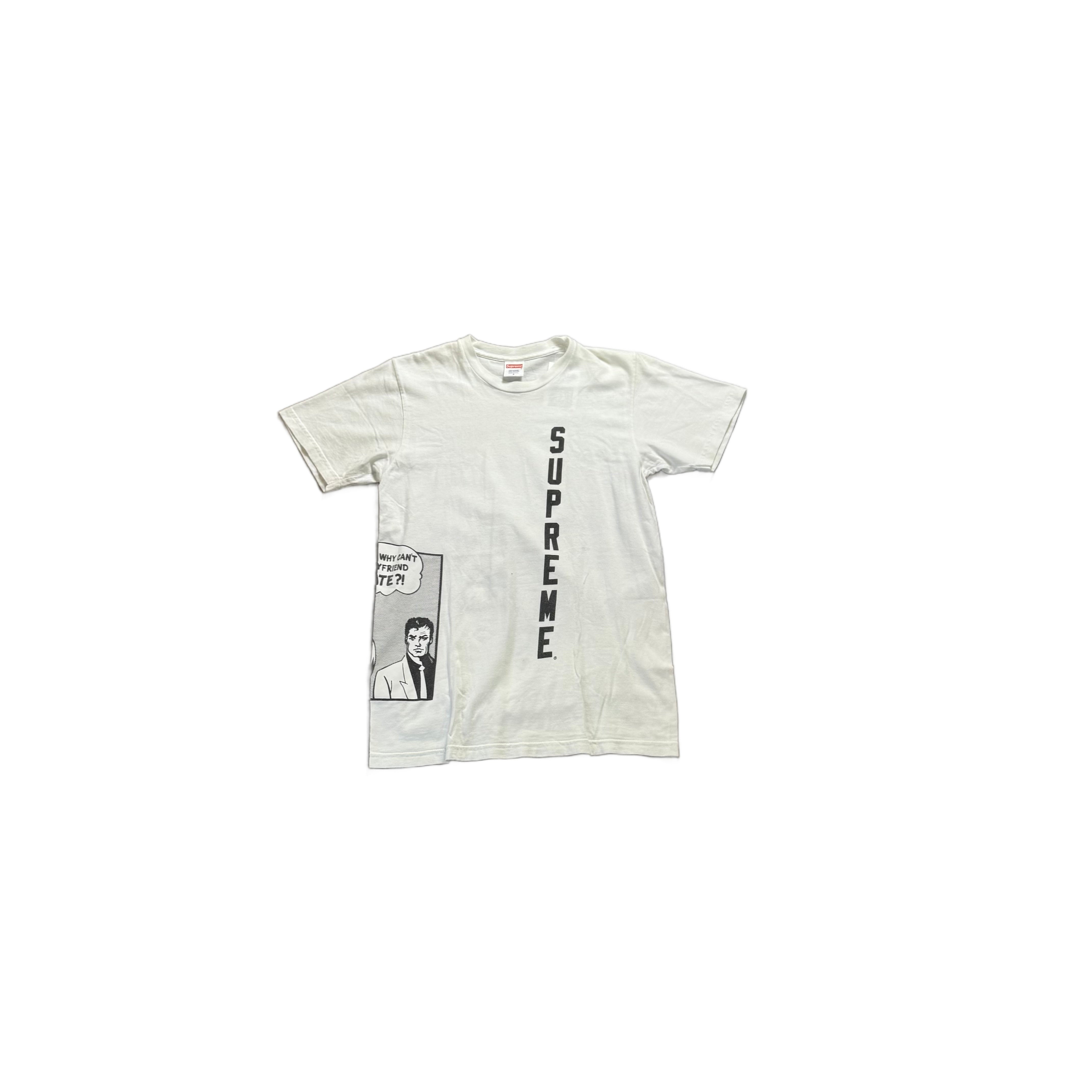 White Supreme Tee - S
