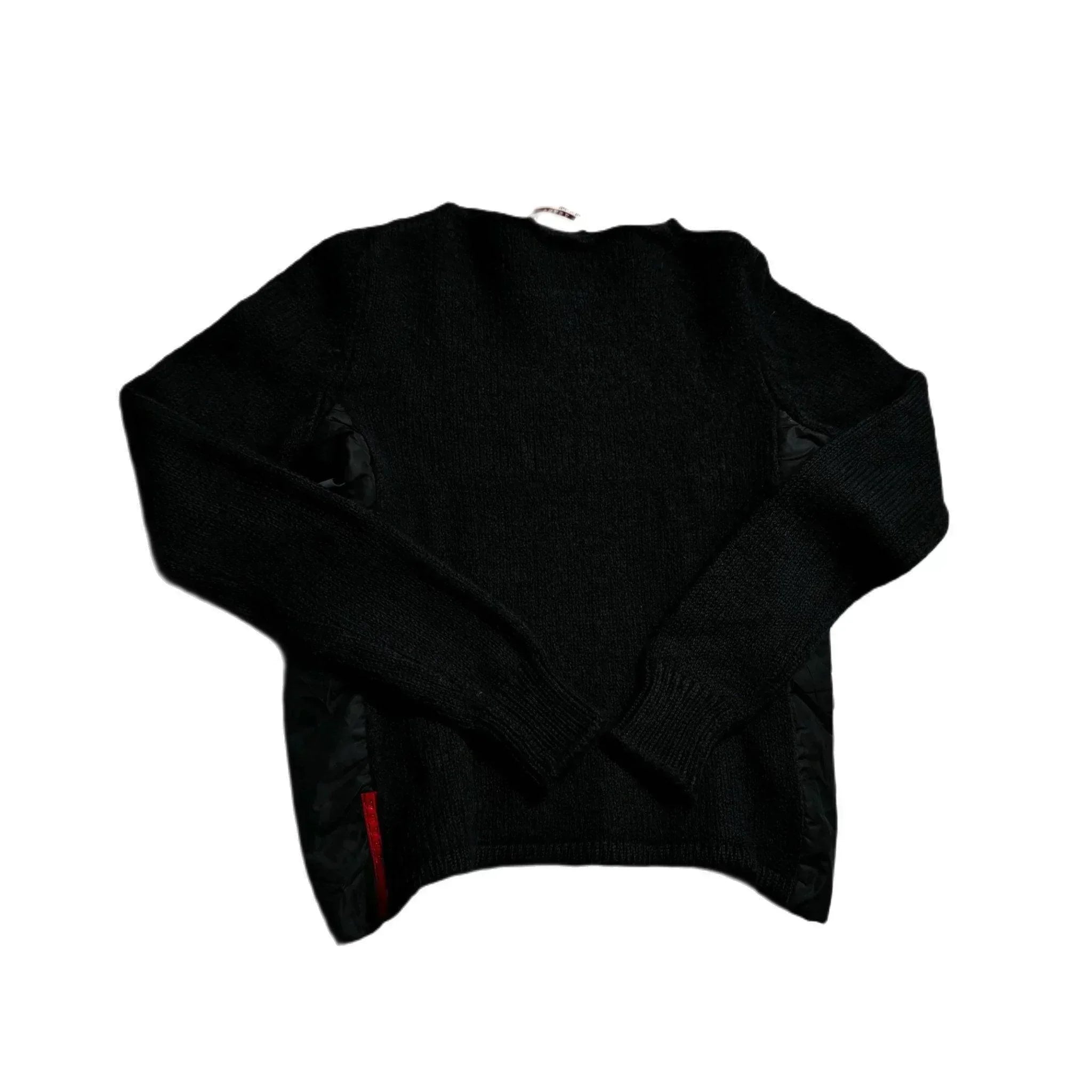 Black Prada Knitted Sweatshirt - XS