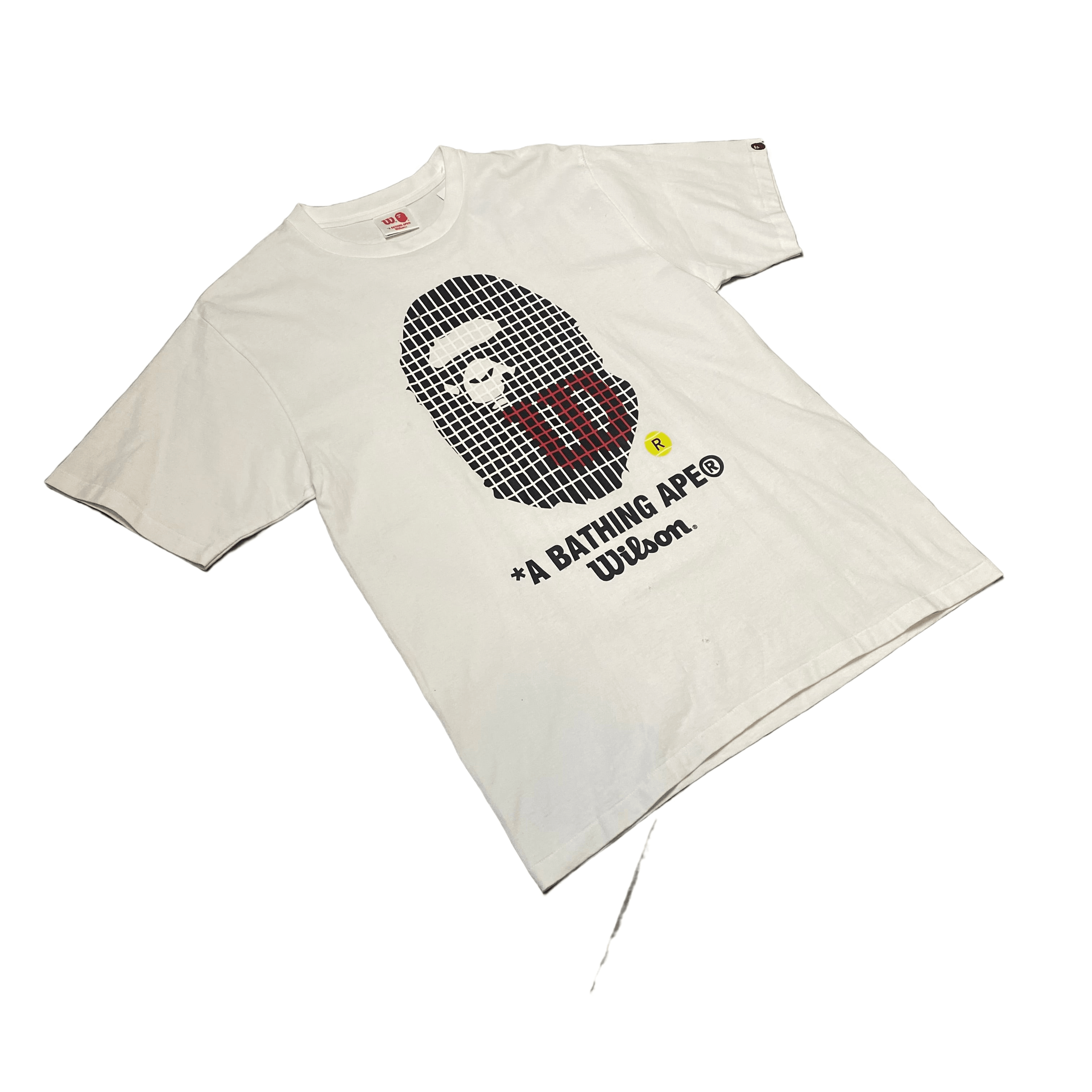 White A Bathing Ape (BAPE) x Wilson Tee - L