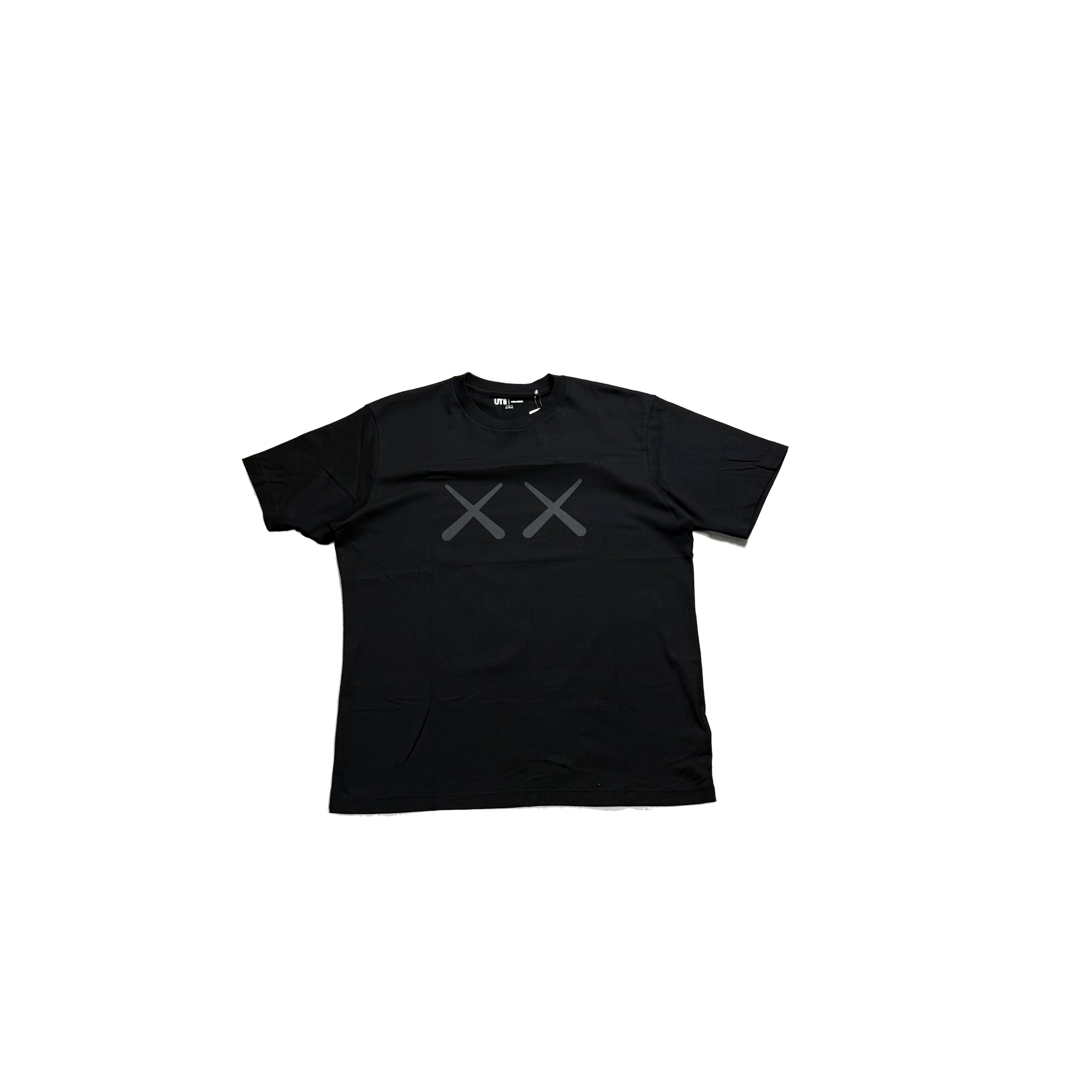 BNWT Black Uniqlo x KAWS Tee - L