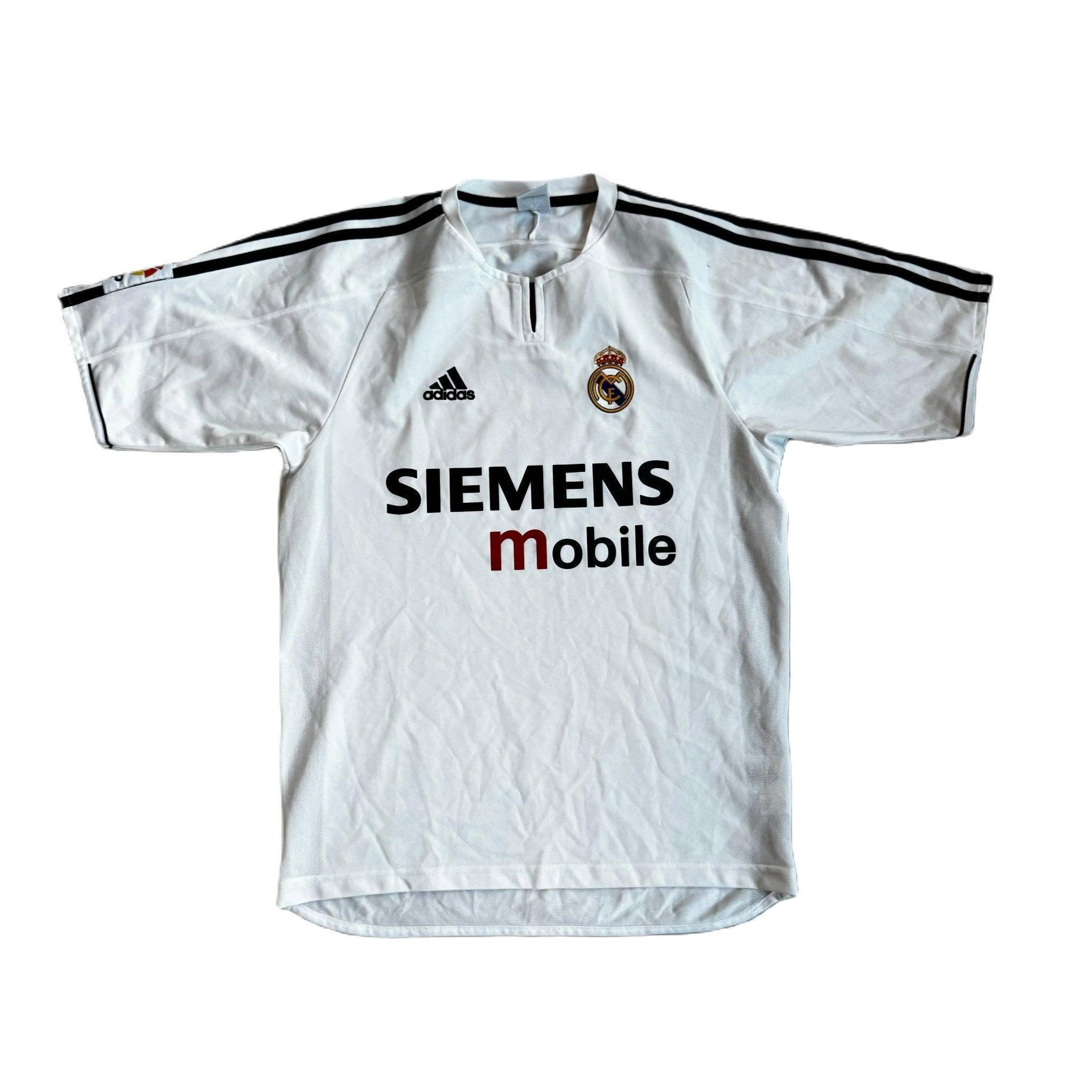 2004 - 05 Real Madrid Home Shirt - M