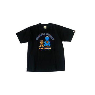 Black A Bathing Ape (BAPE) x Sesame Street Tee - L