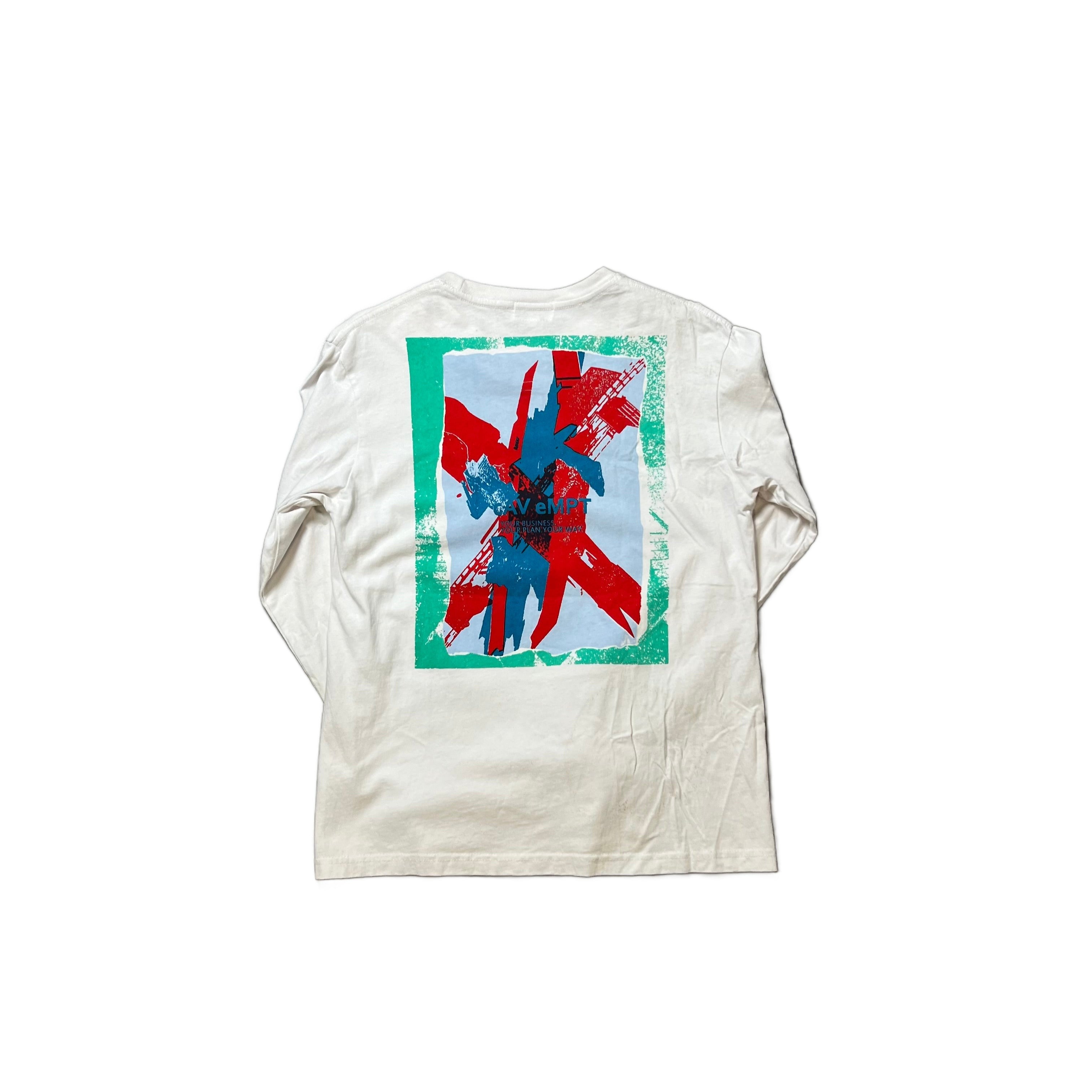 White Cav Empt Long Sleeve Tee - L