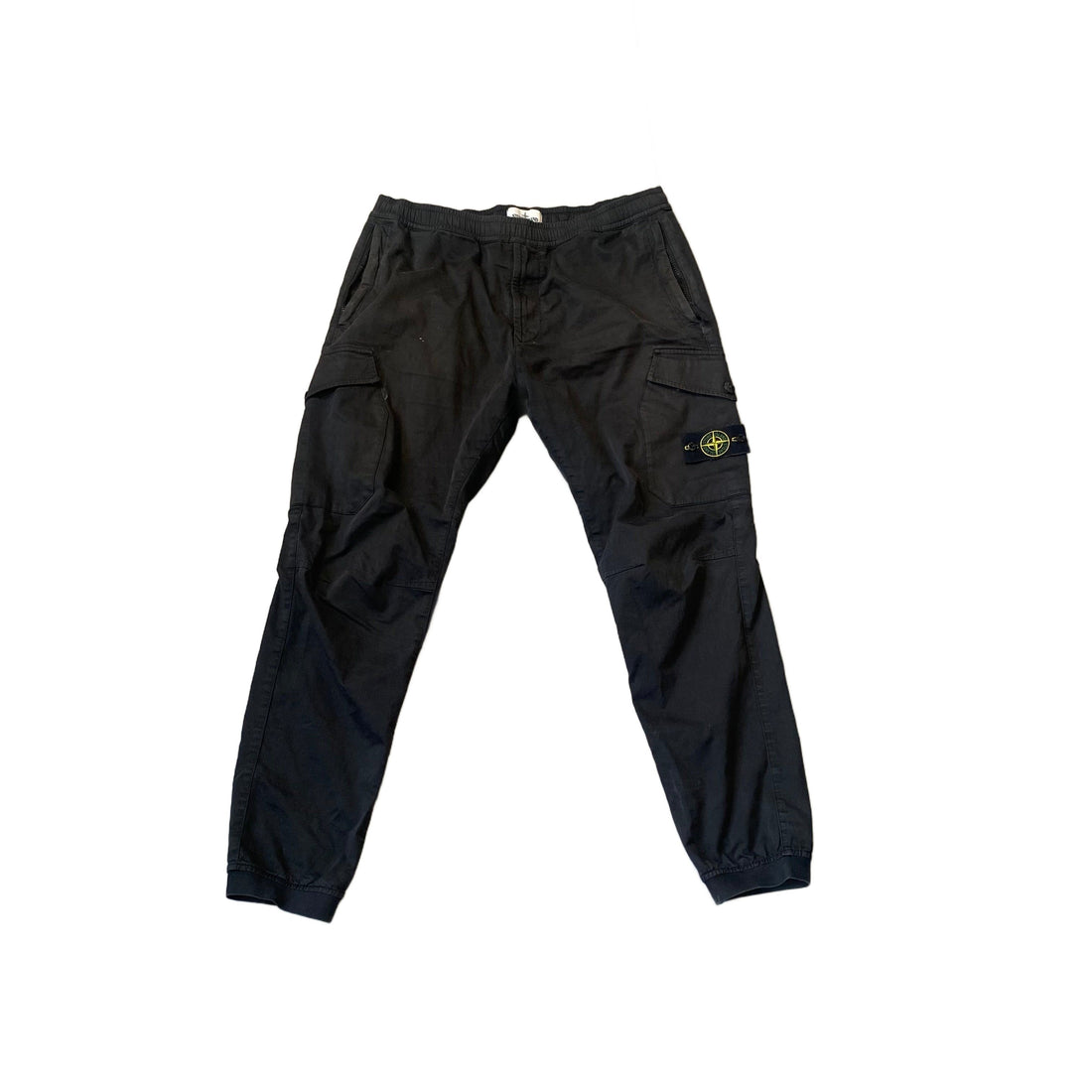Black Stone Island Cargos - W36