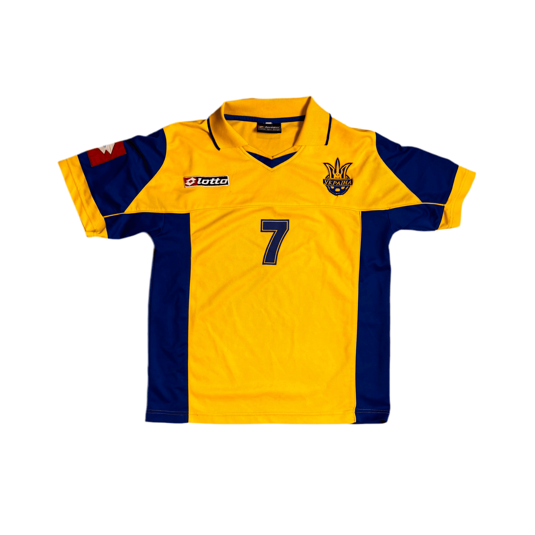 2002 - 04 Ukraine Home ‘Shevchenko’ Shirt - S