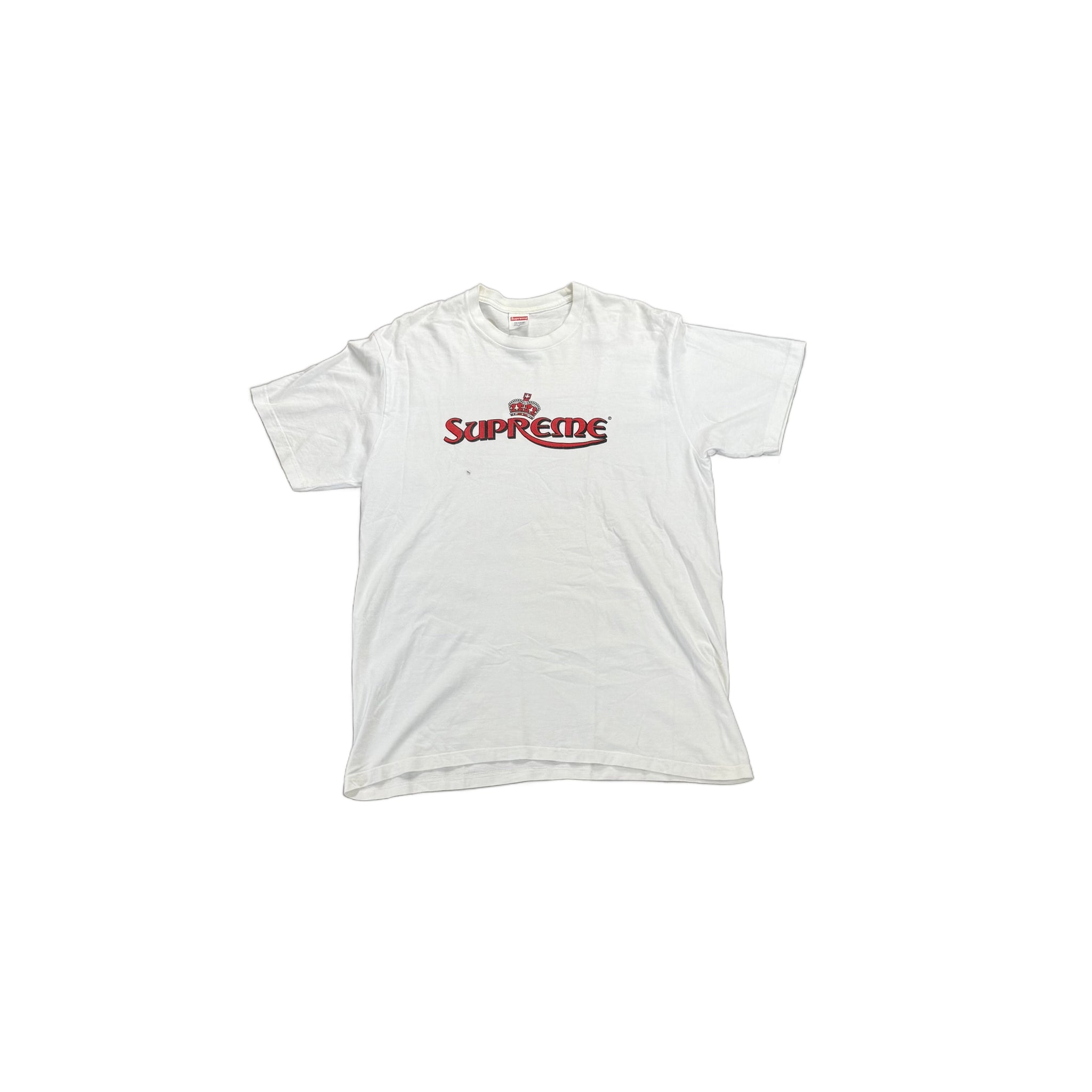 White Supreme Tee - L