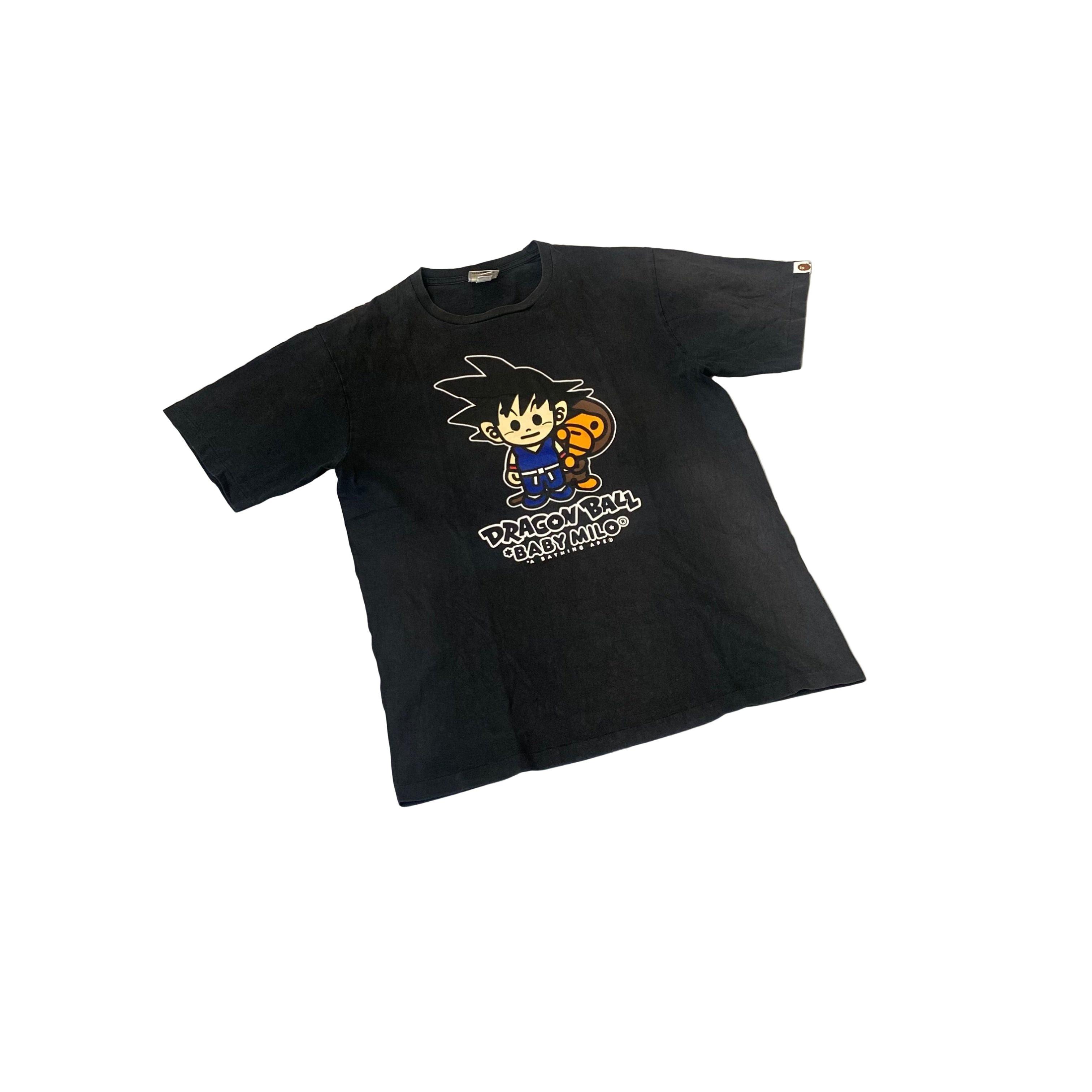 Black A Bathing Ape (BAPE) x Dragonball Z Tee - L