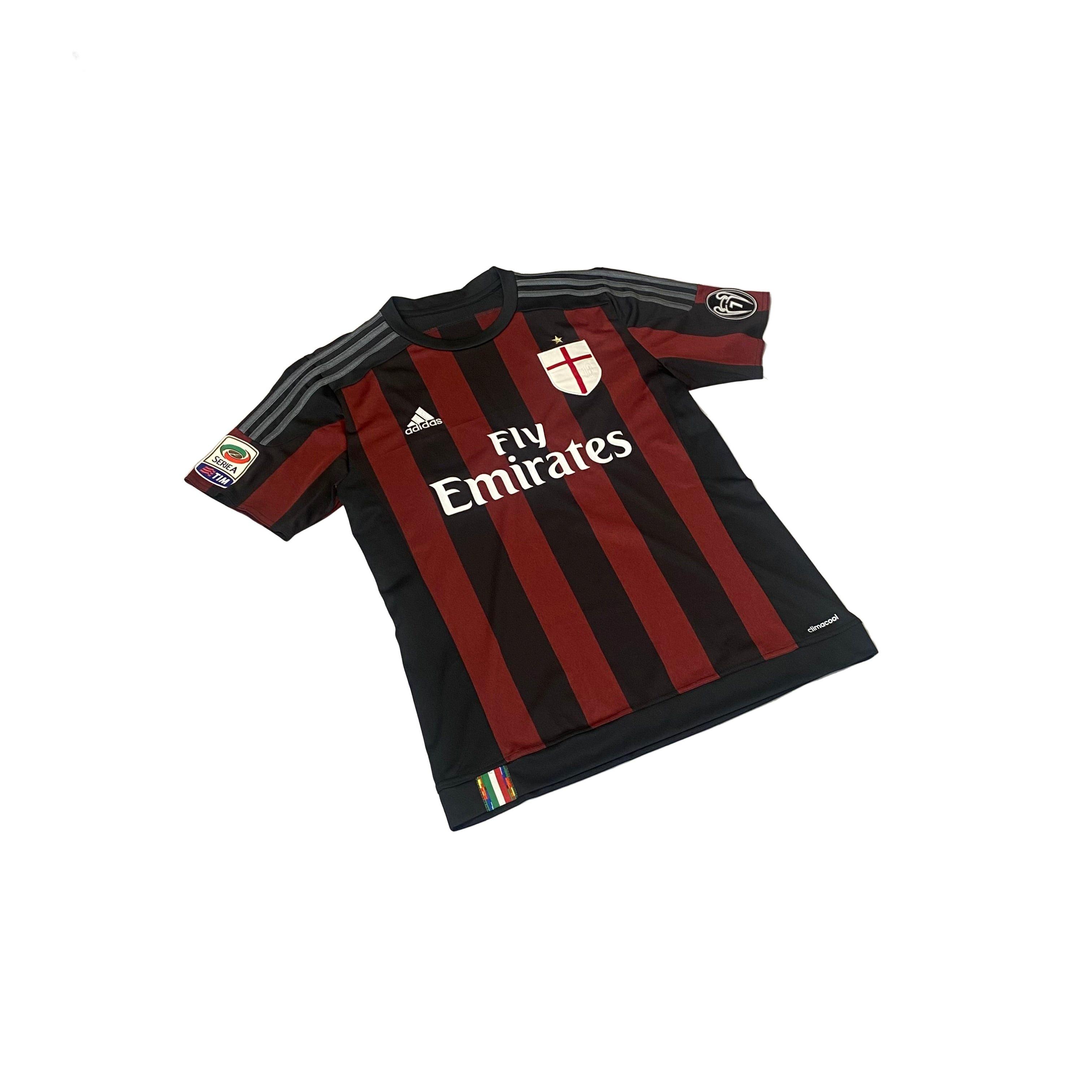 2015 - 16 AC Milan Home Shirt - M