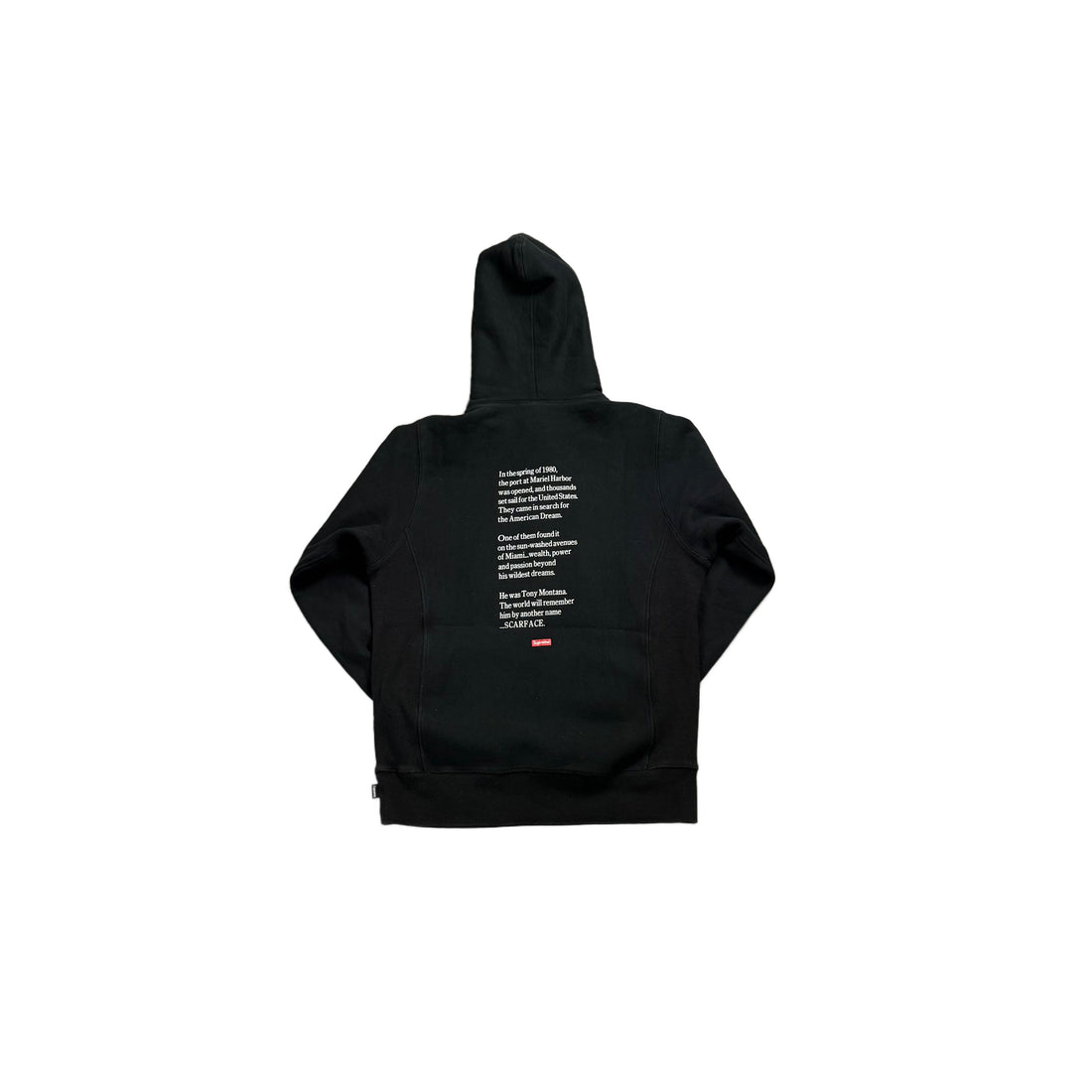 Black Supreme Scarface Hoodie - S