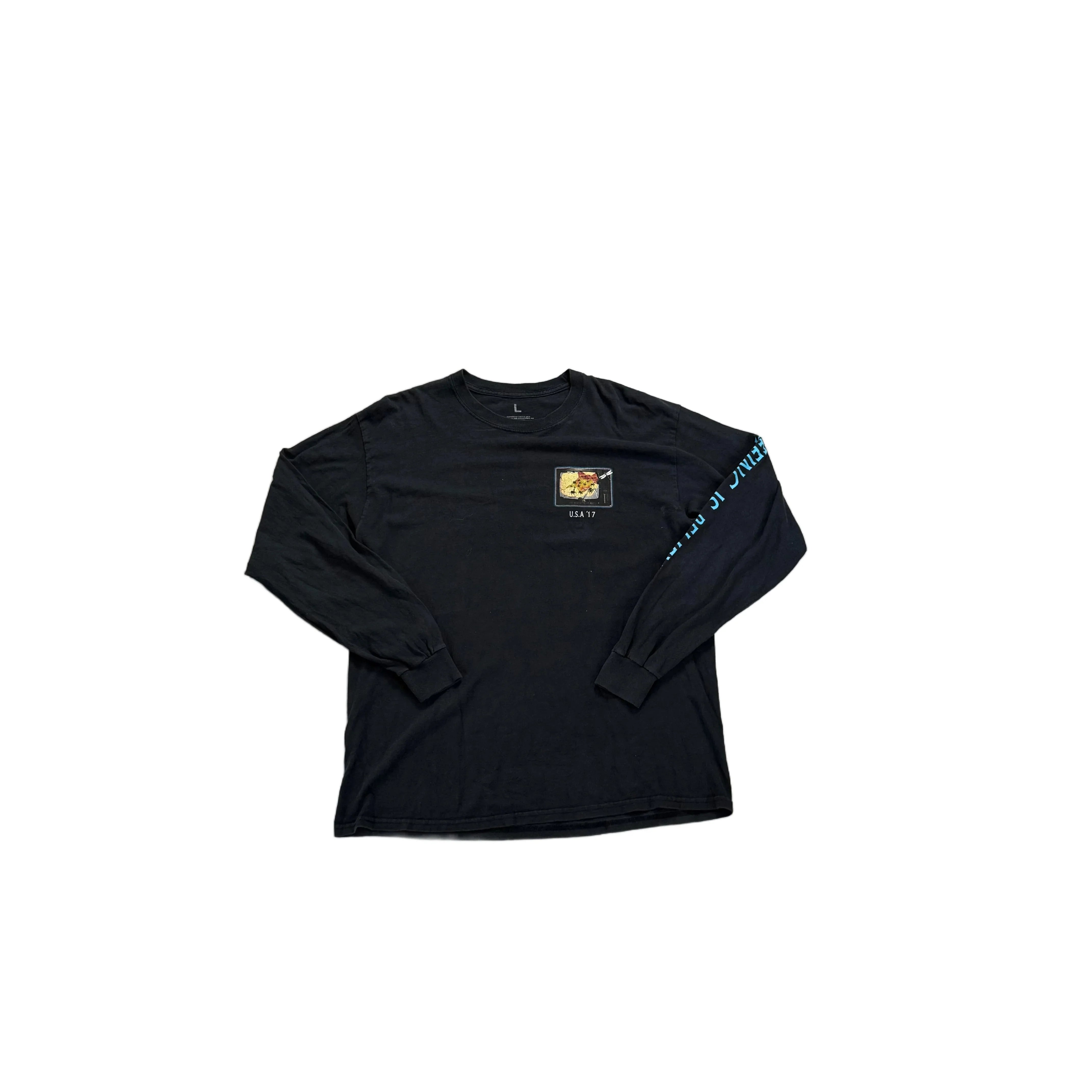 Black Travis Scott Long Sleeve Tee - L