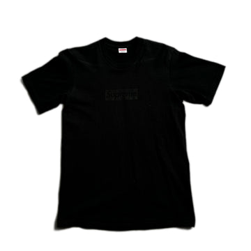 Black Supreme Box Logo Tee - S