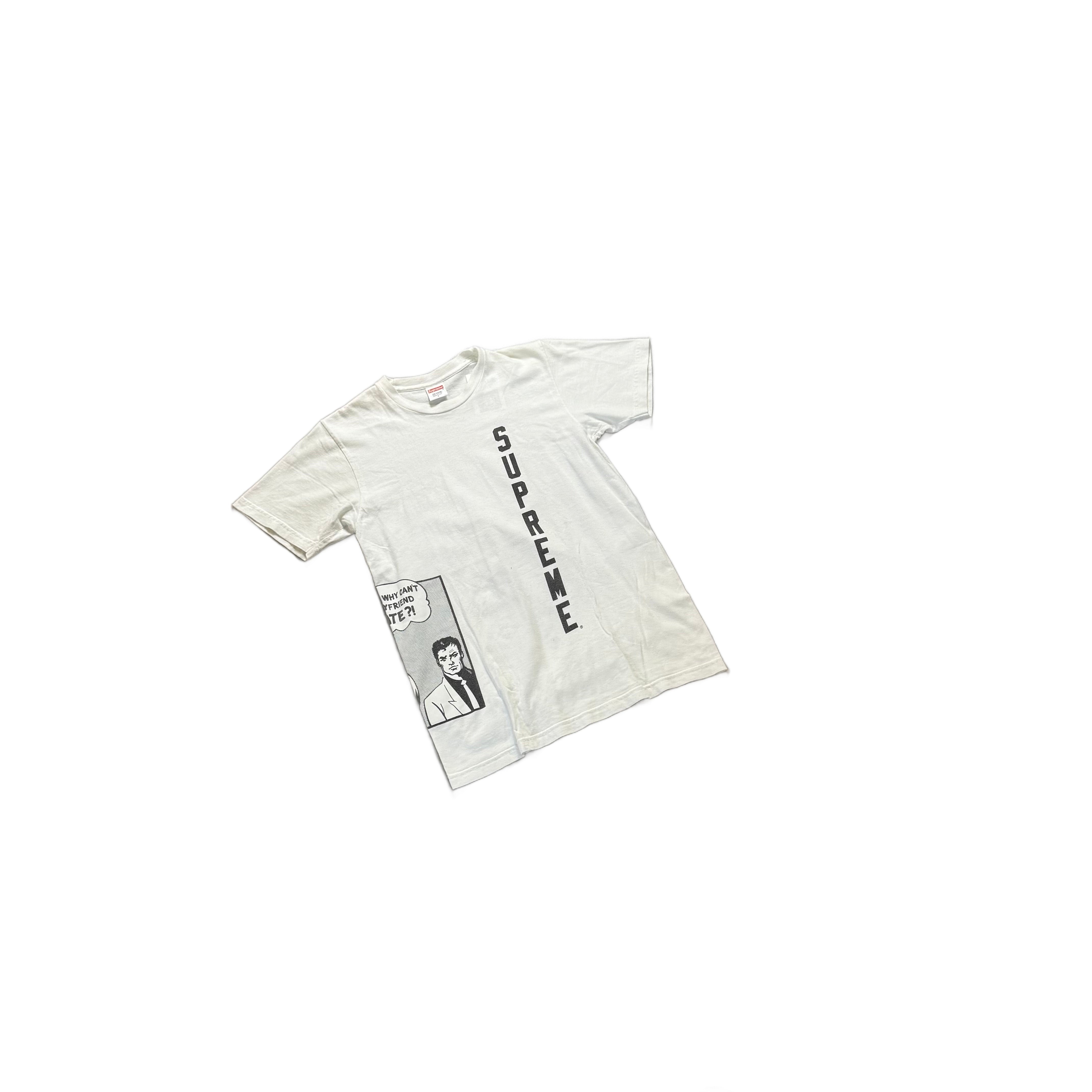 White Supreme Tee - S