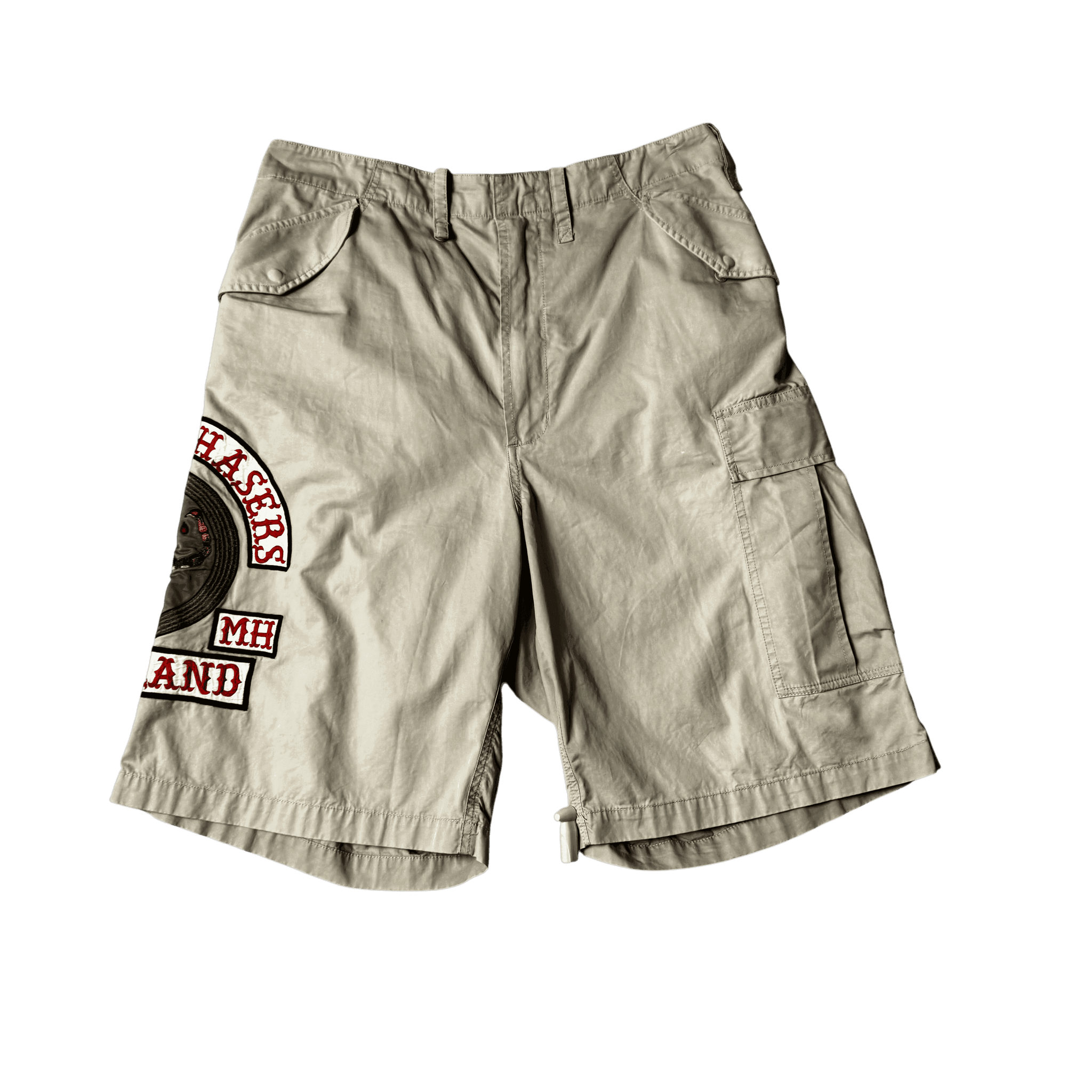 Beige Maharishi Shorts - L