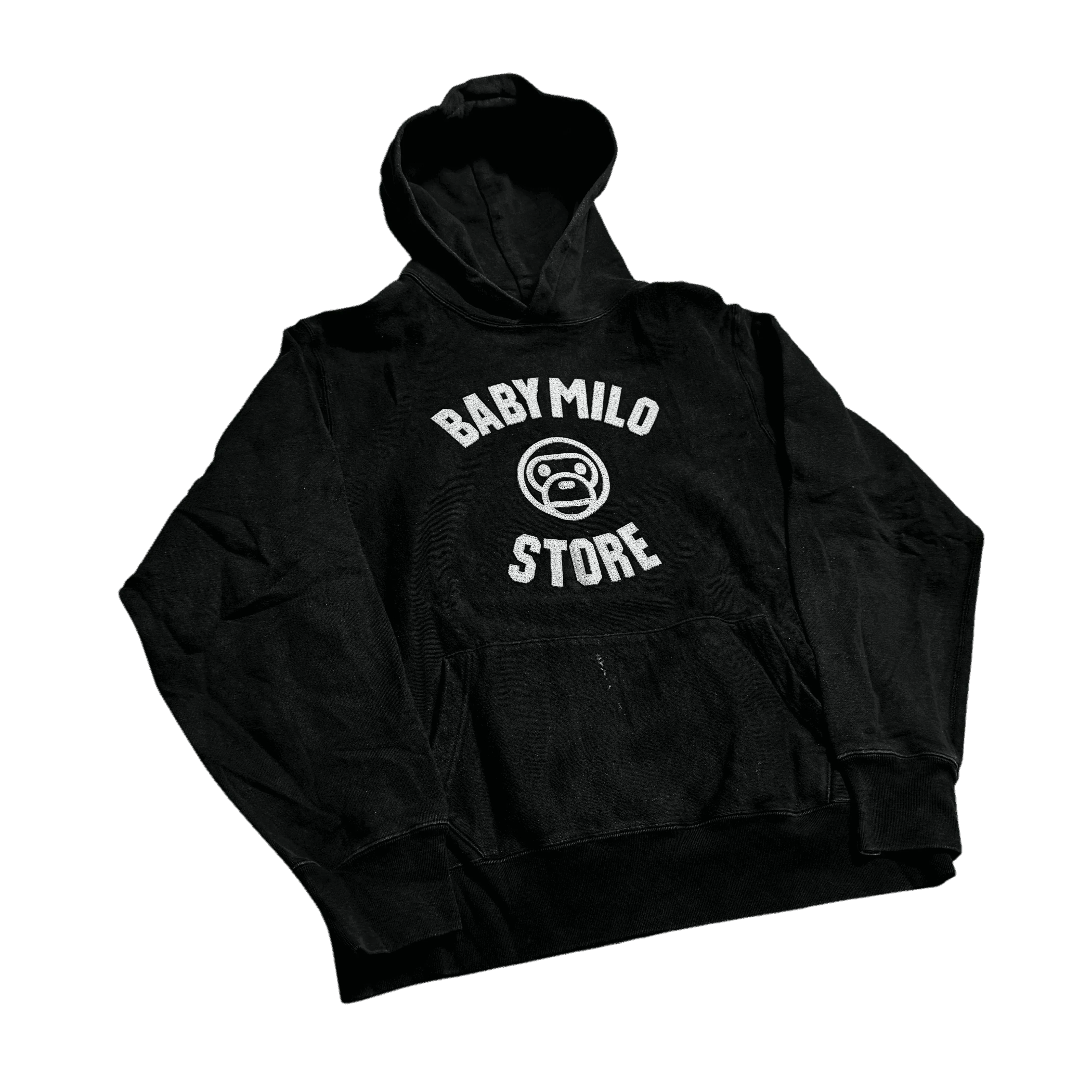 Black A Bathing Ape (BAPE) Baby Milo Hoodie - S
