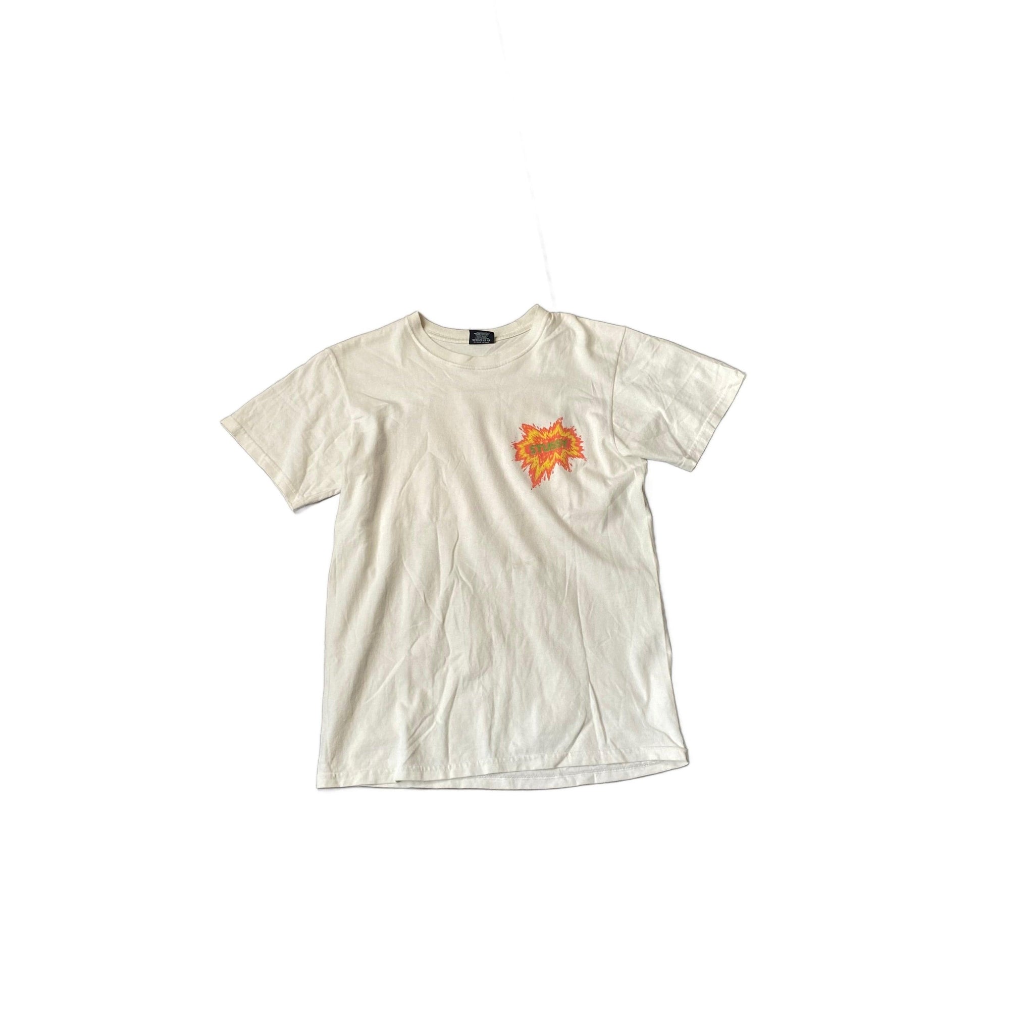 White Stussy Tee - S