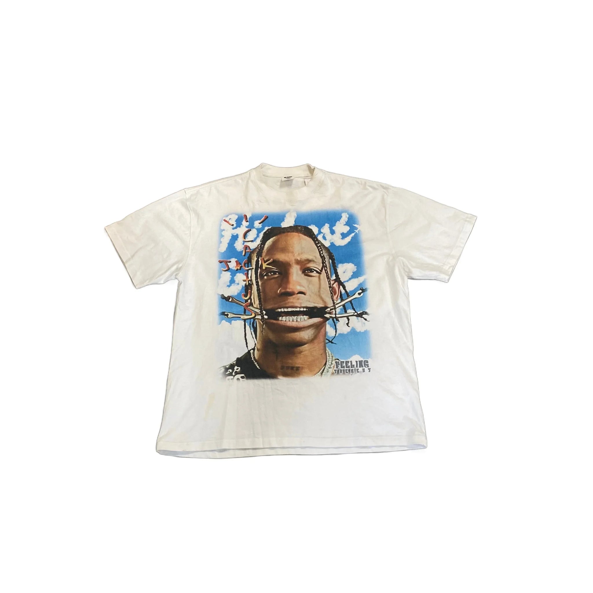 White Travis Scott Tee - XL