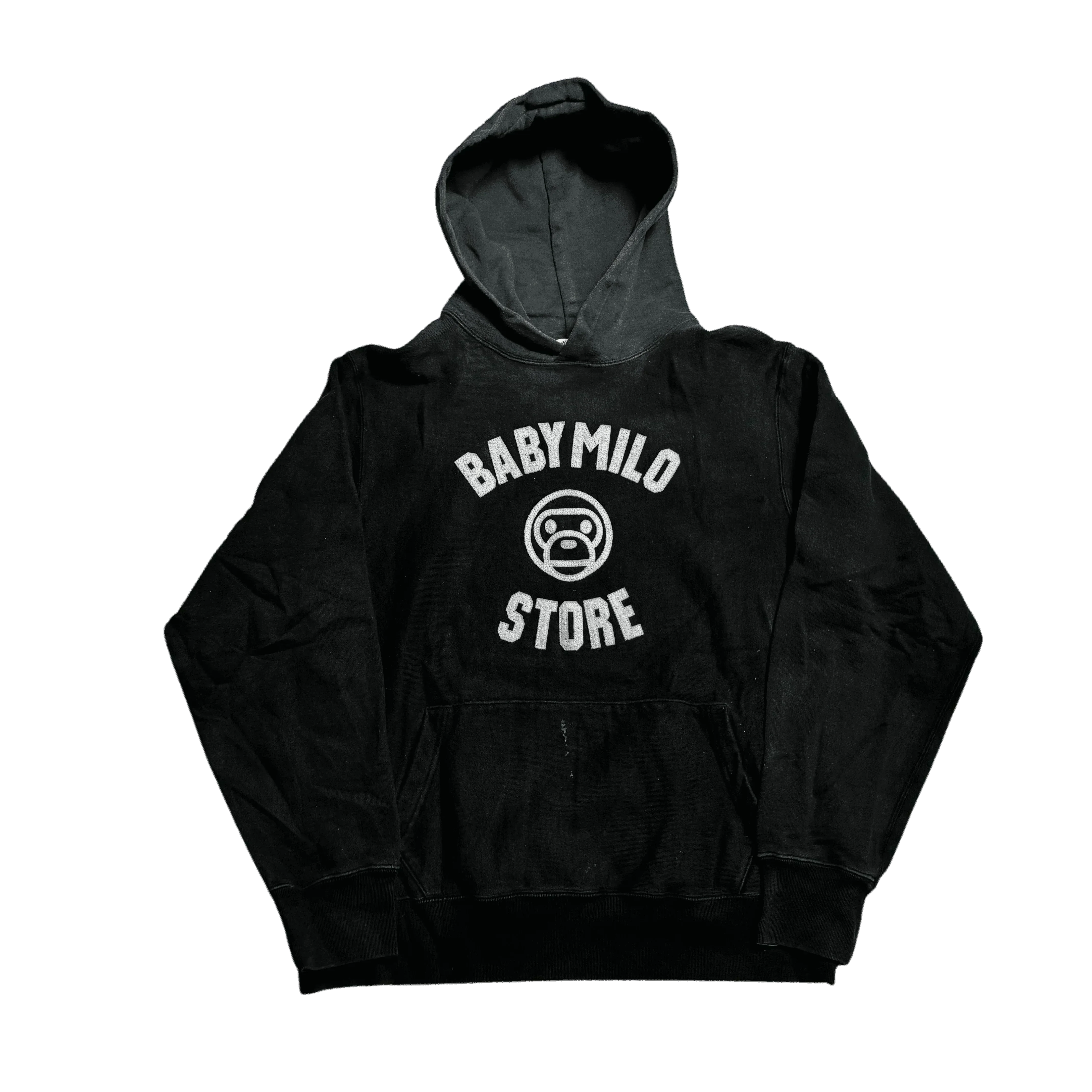 Black A Bathing Ape (BAPE) Baby Milo Hoodie - S