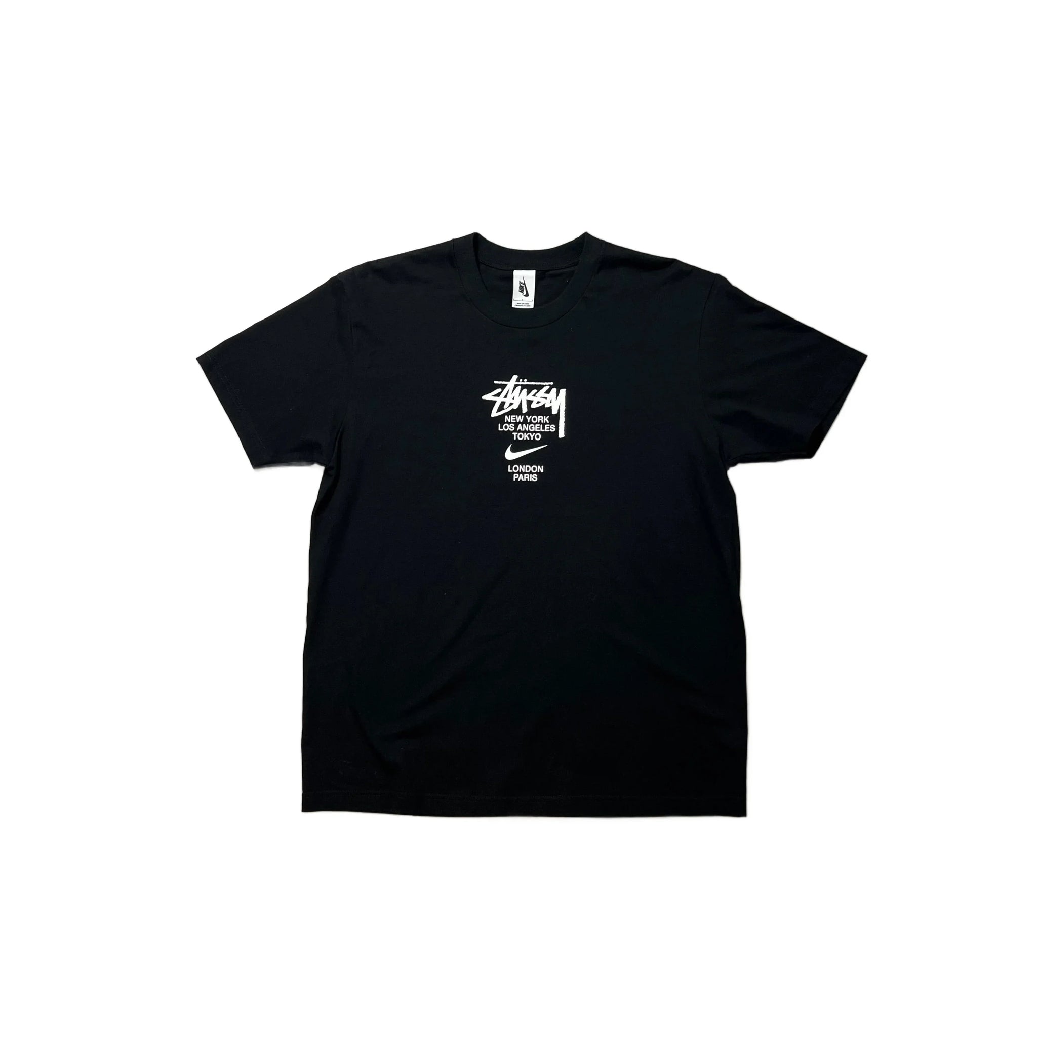 Black Stussy x Nike Tee - L