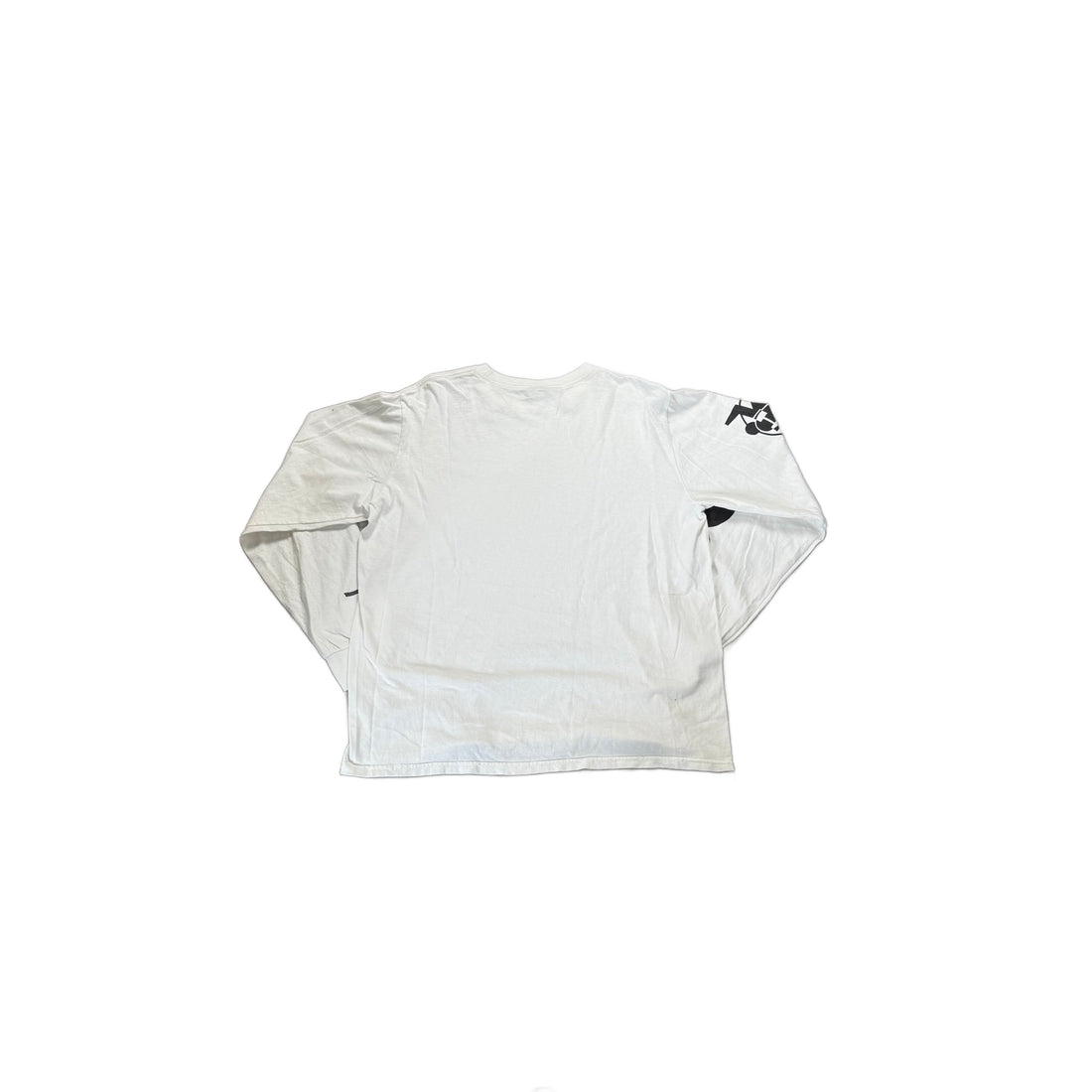 White Stussy Long Sleeve Tee - M