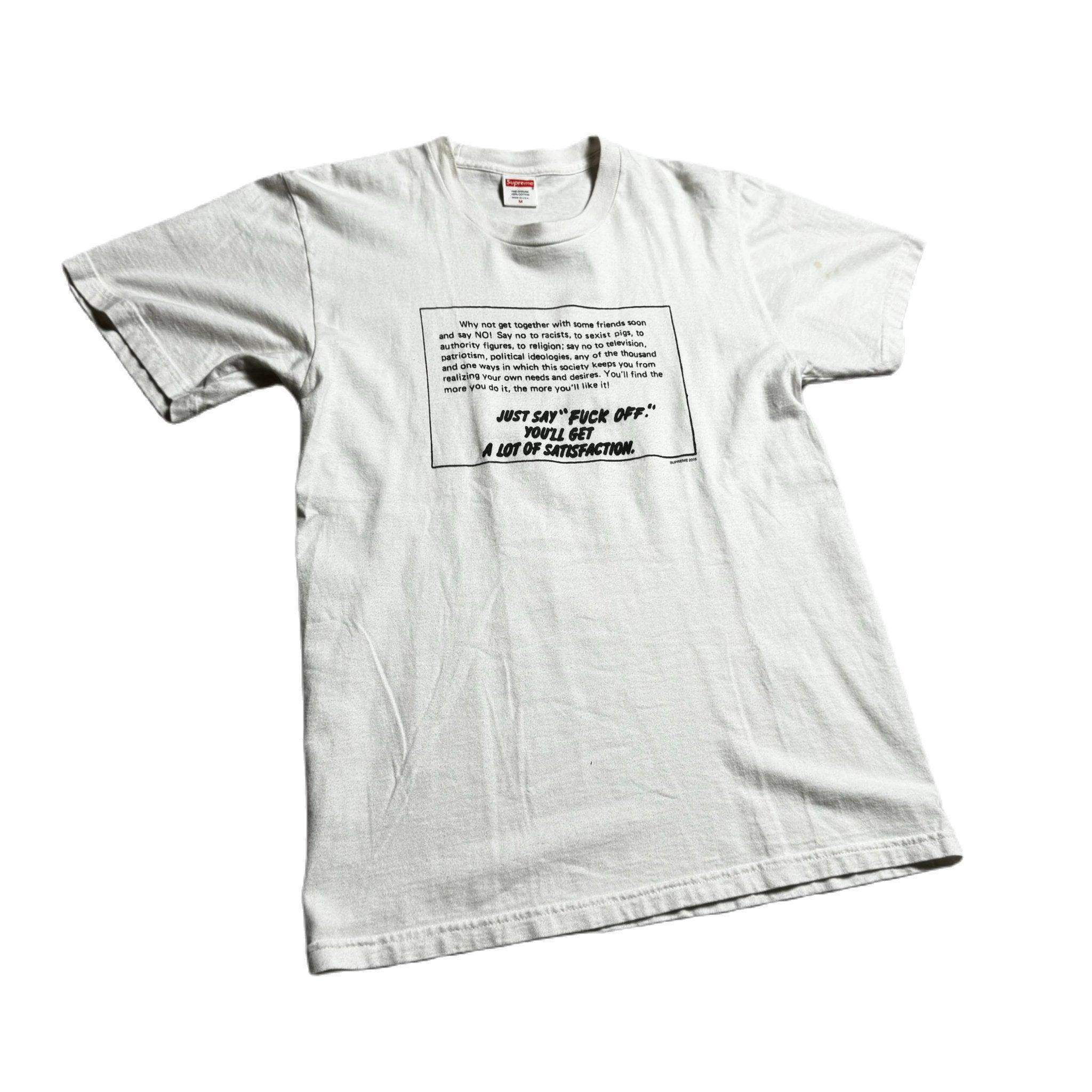 White Supreme Tee - M