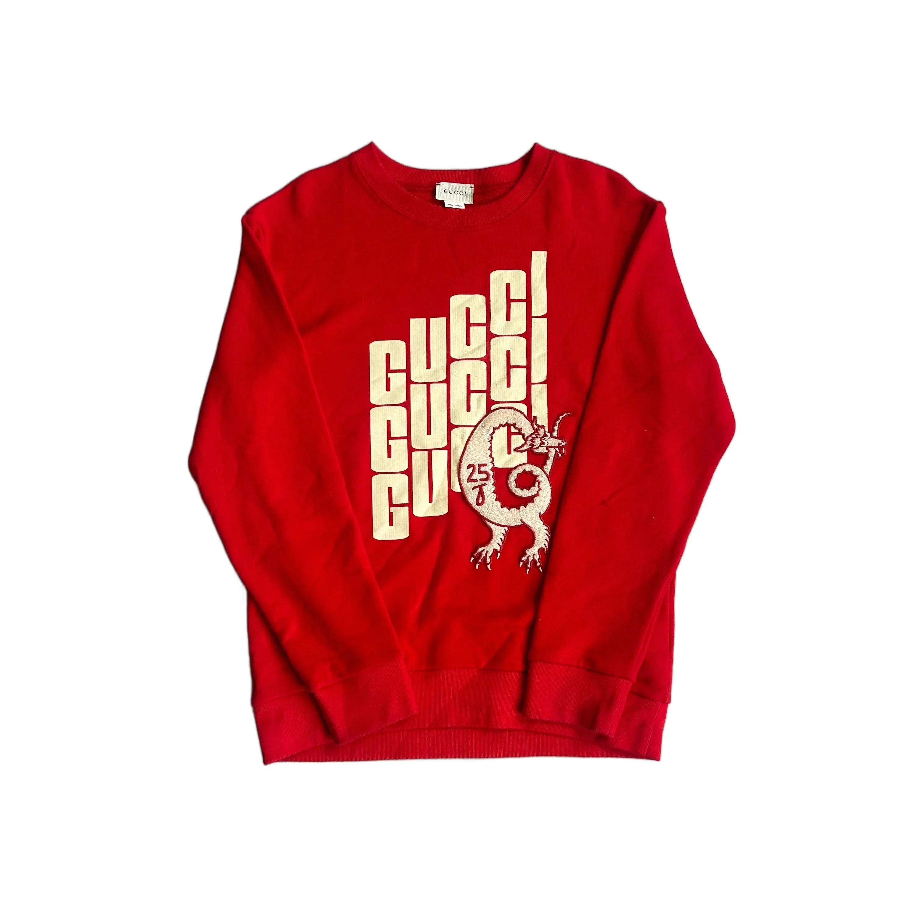 Red Gucci Sweatshirt - S