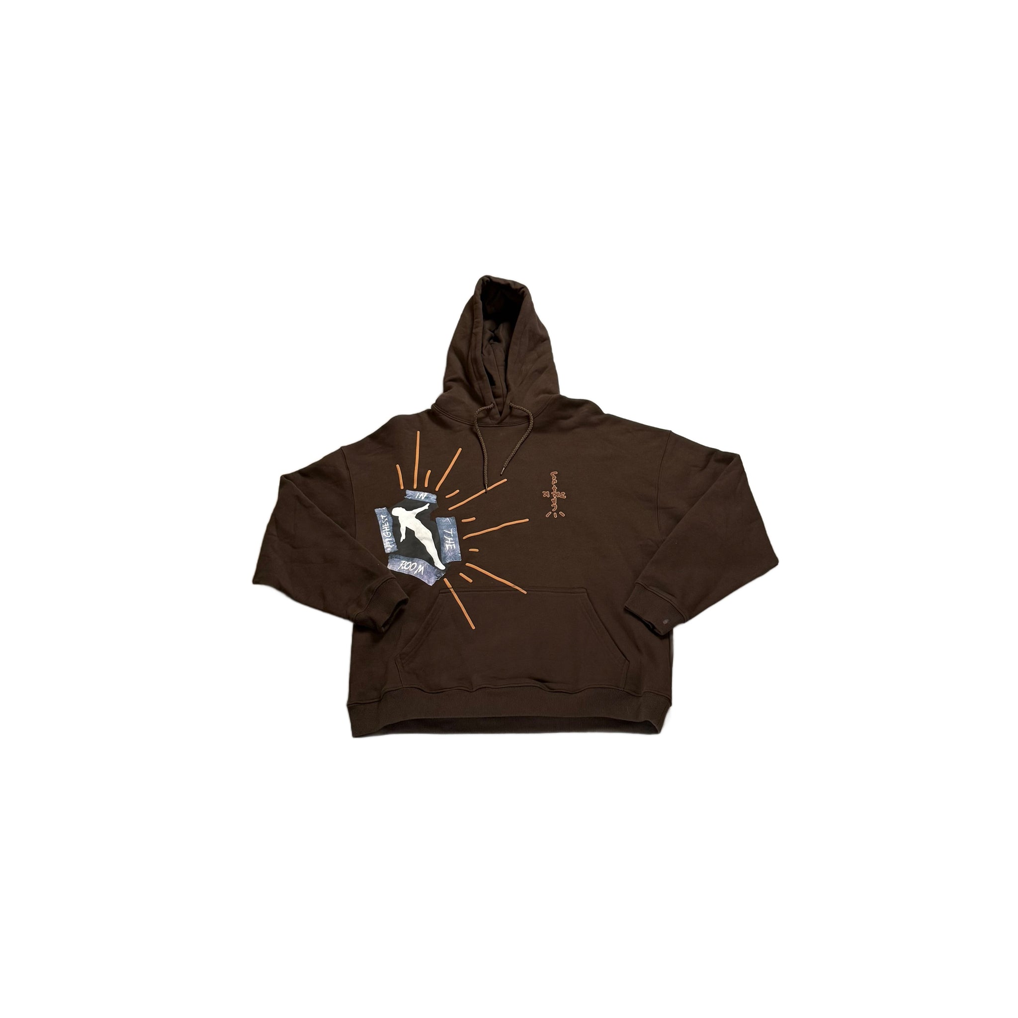 Brown Travis Scott Hoodie - M