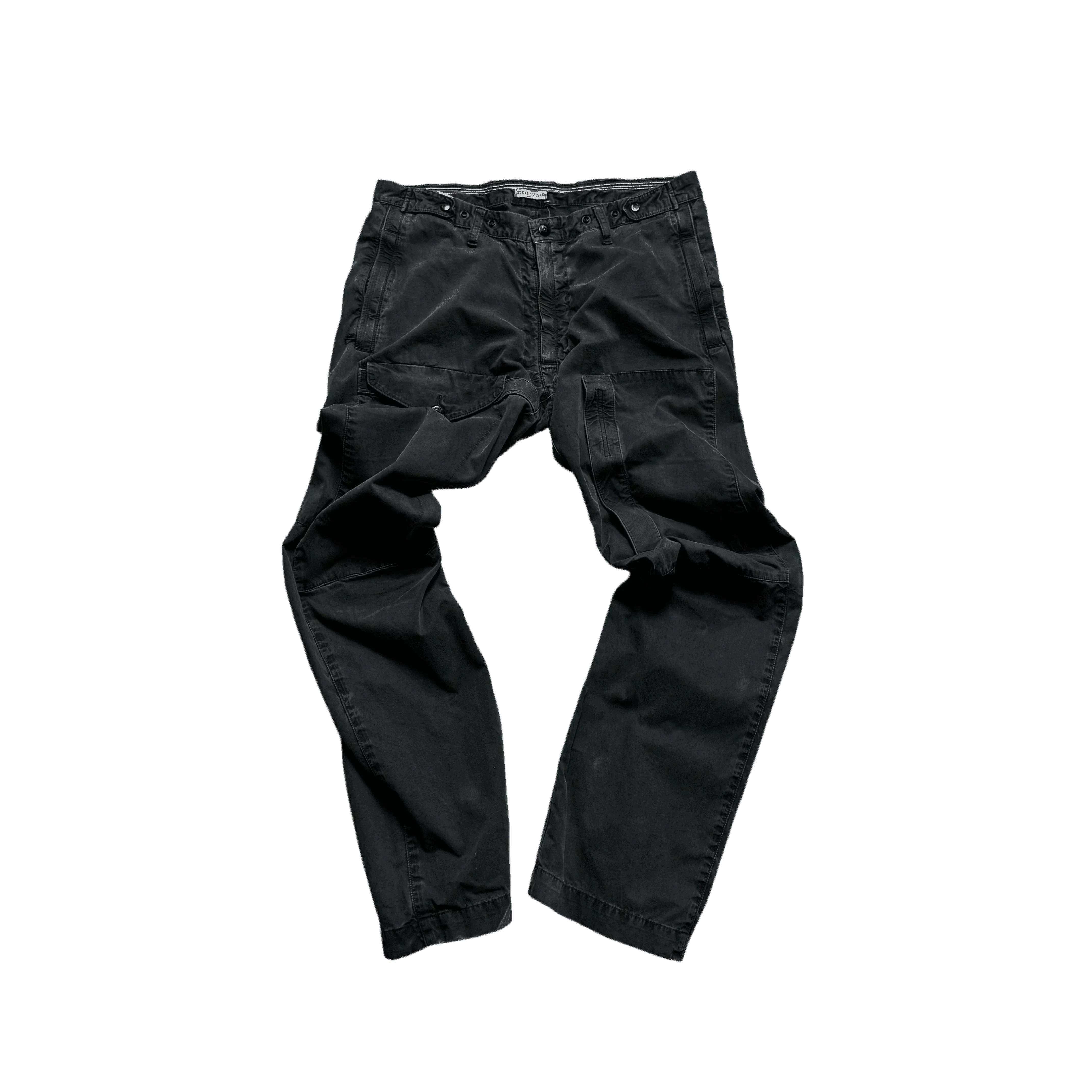 Vintage Black Stone Island Bottoms - 50