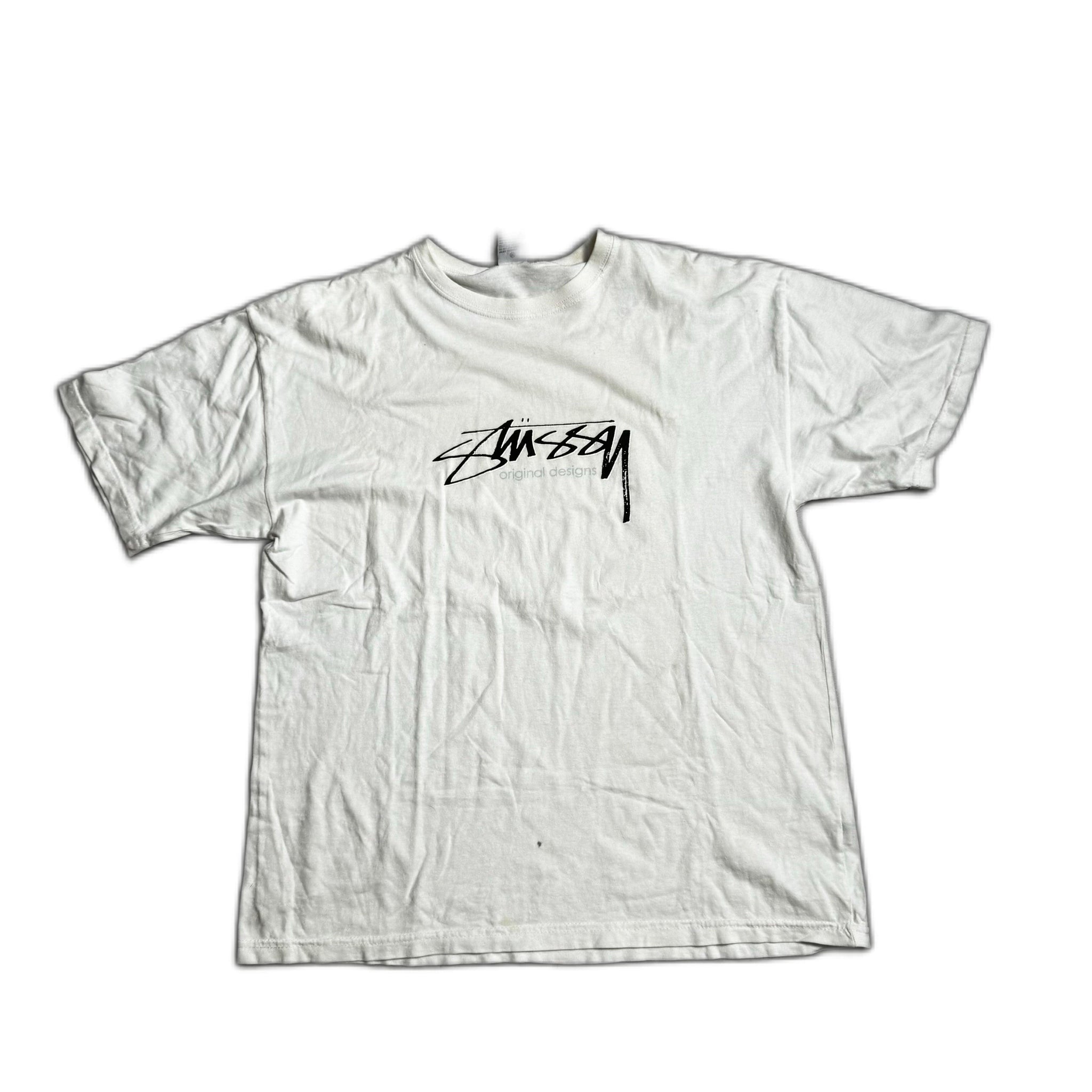 White Stussy Tee - M