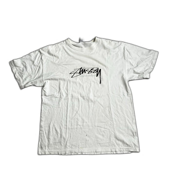White Stussy Tee - M