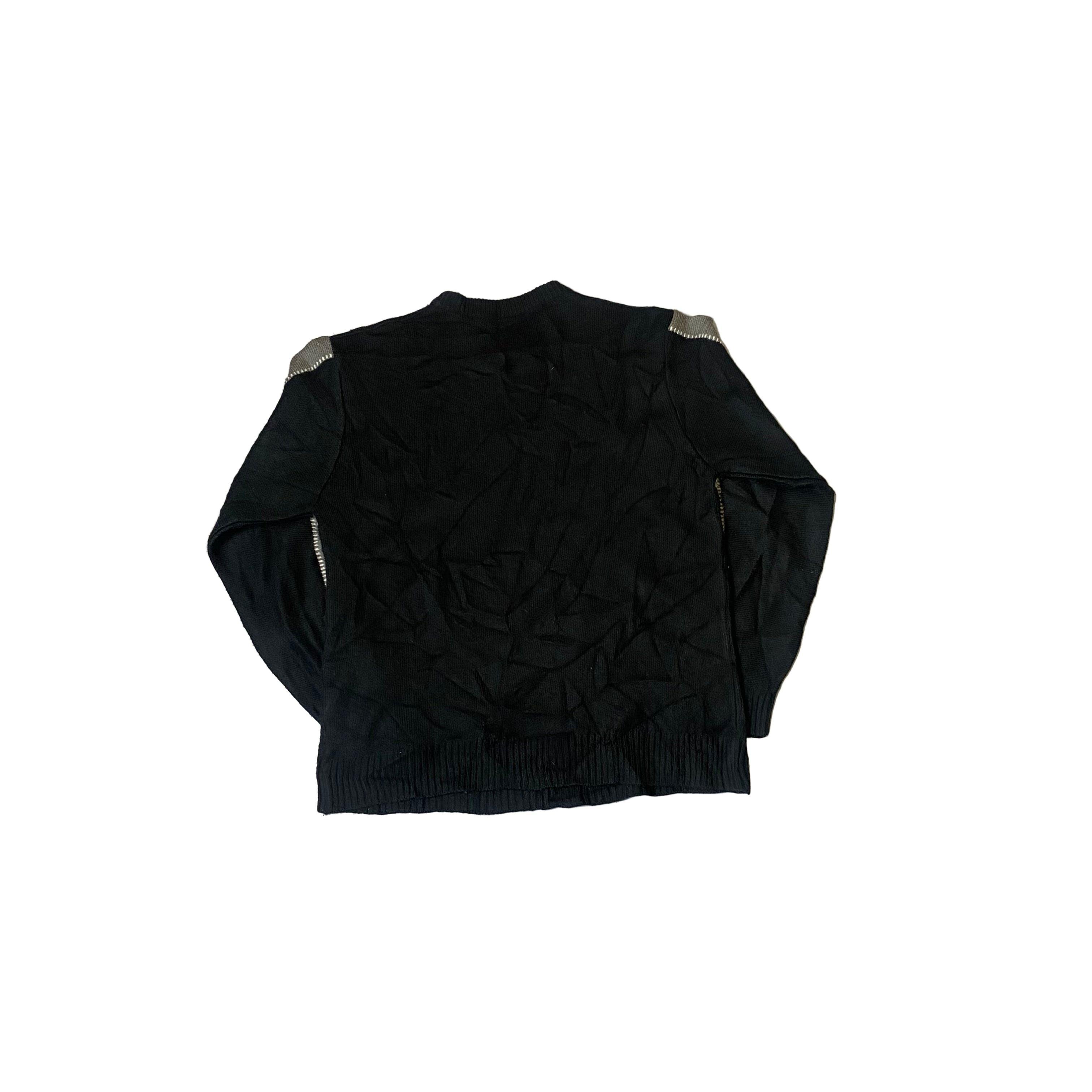 Grey Stussy Knitted Sweatshirt - M