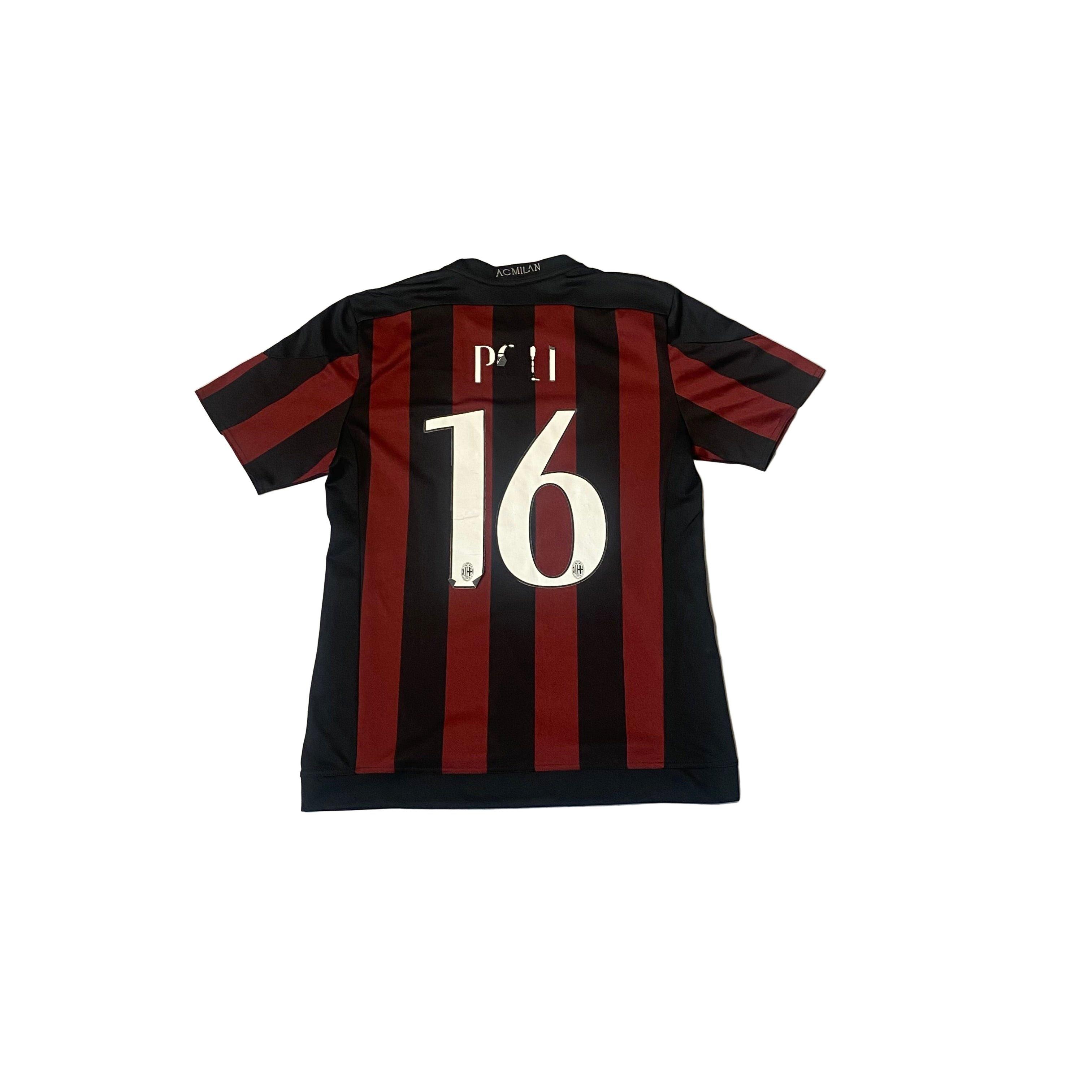 2015 - 16 AC Milan Home Shirt - M