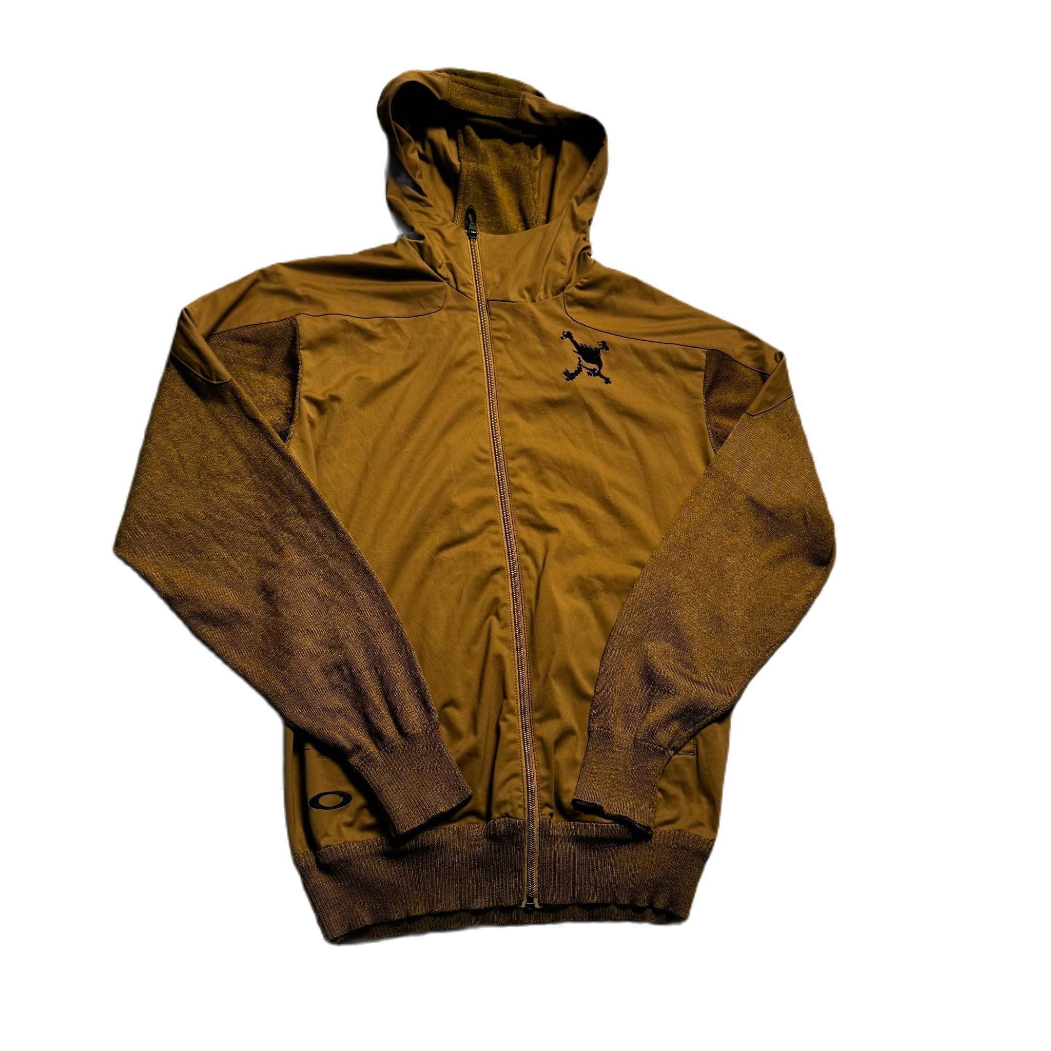 Brown Oakley Full Zip Hoodie - L