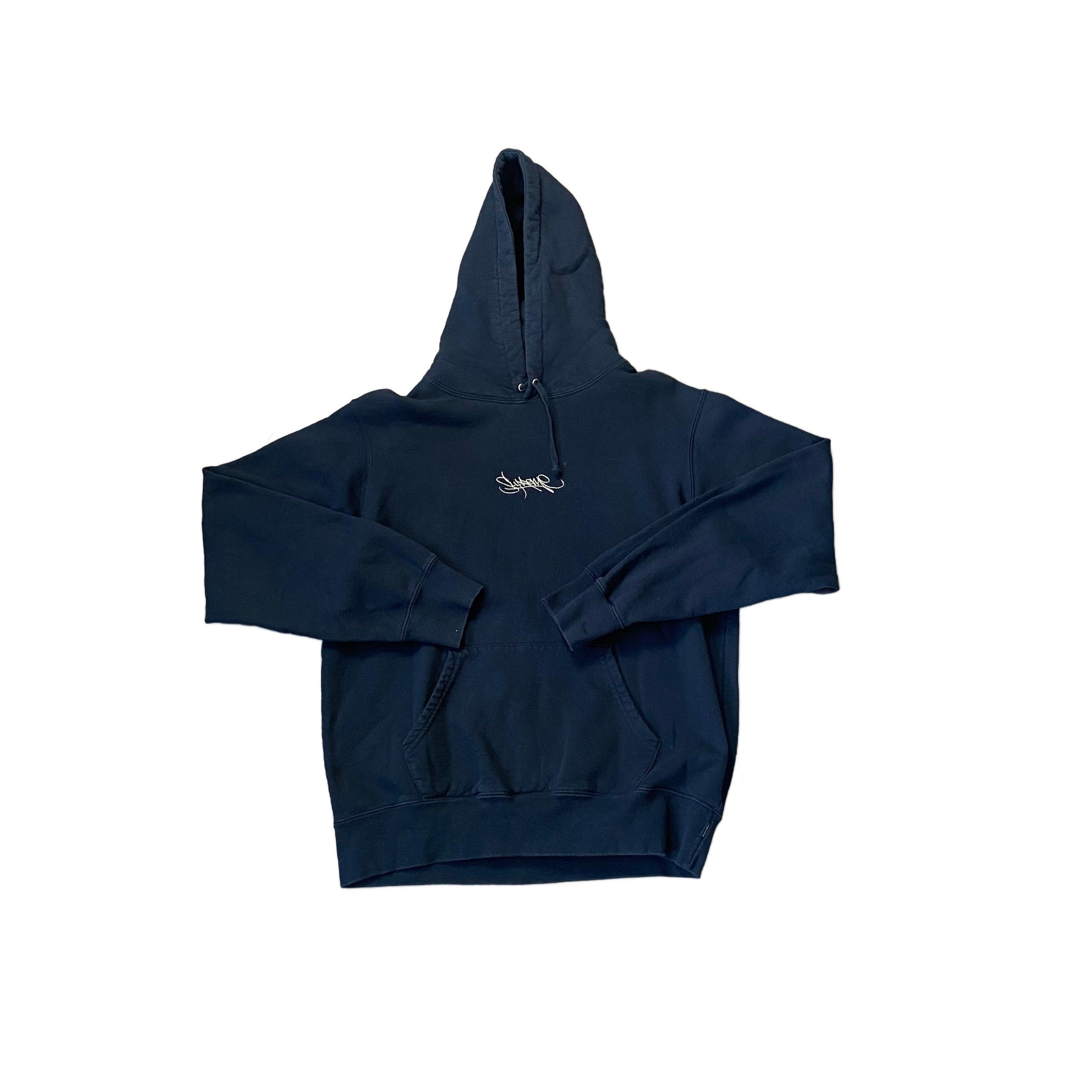 Navy Blue Supreme Hoodie - M