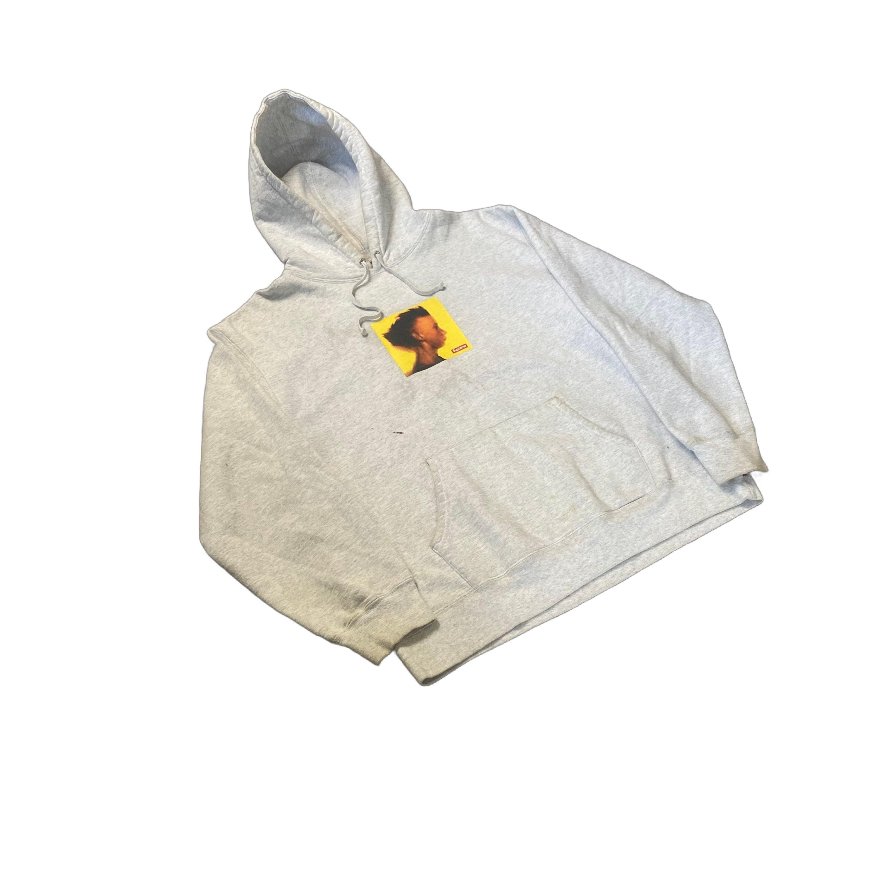 Grey Supreme Hoodie - L