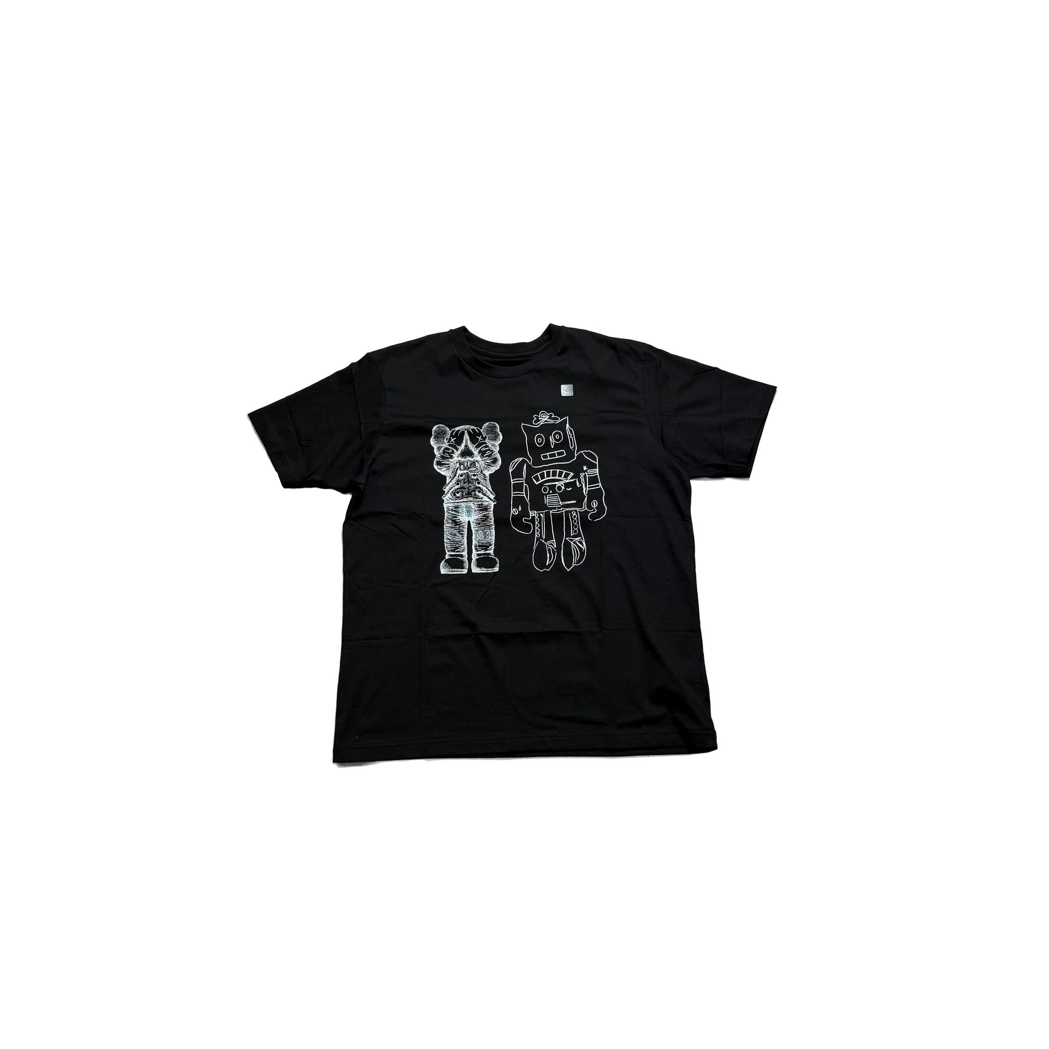 BNWT Black Uniqlo x KAWS Tee - L