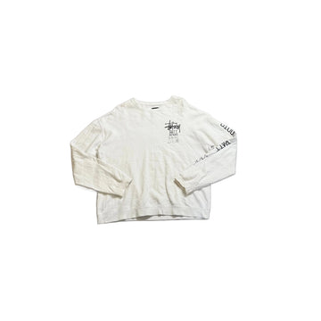 White Stussy Sweatshirt -  XXL