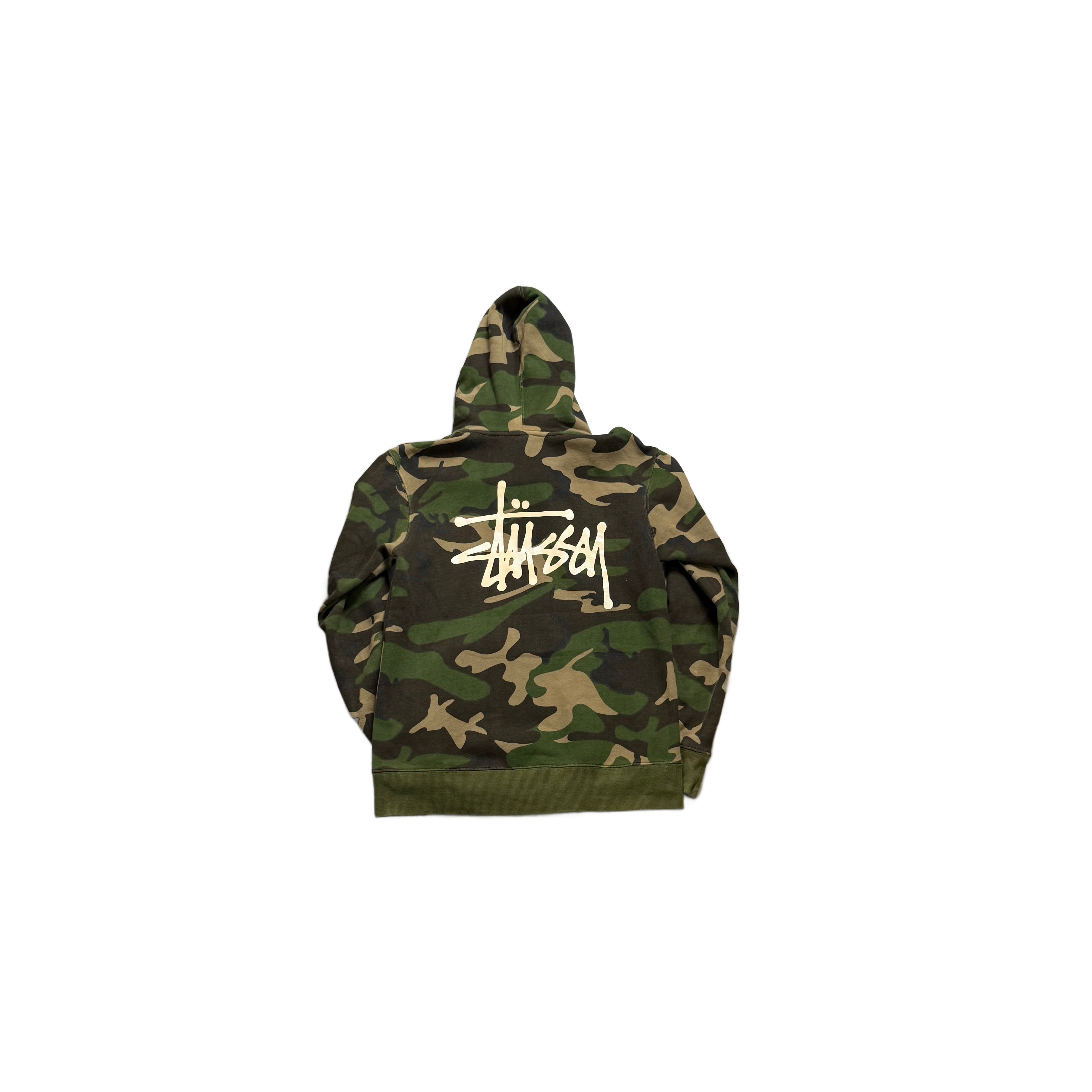 Camo Stussy Hoodie - S