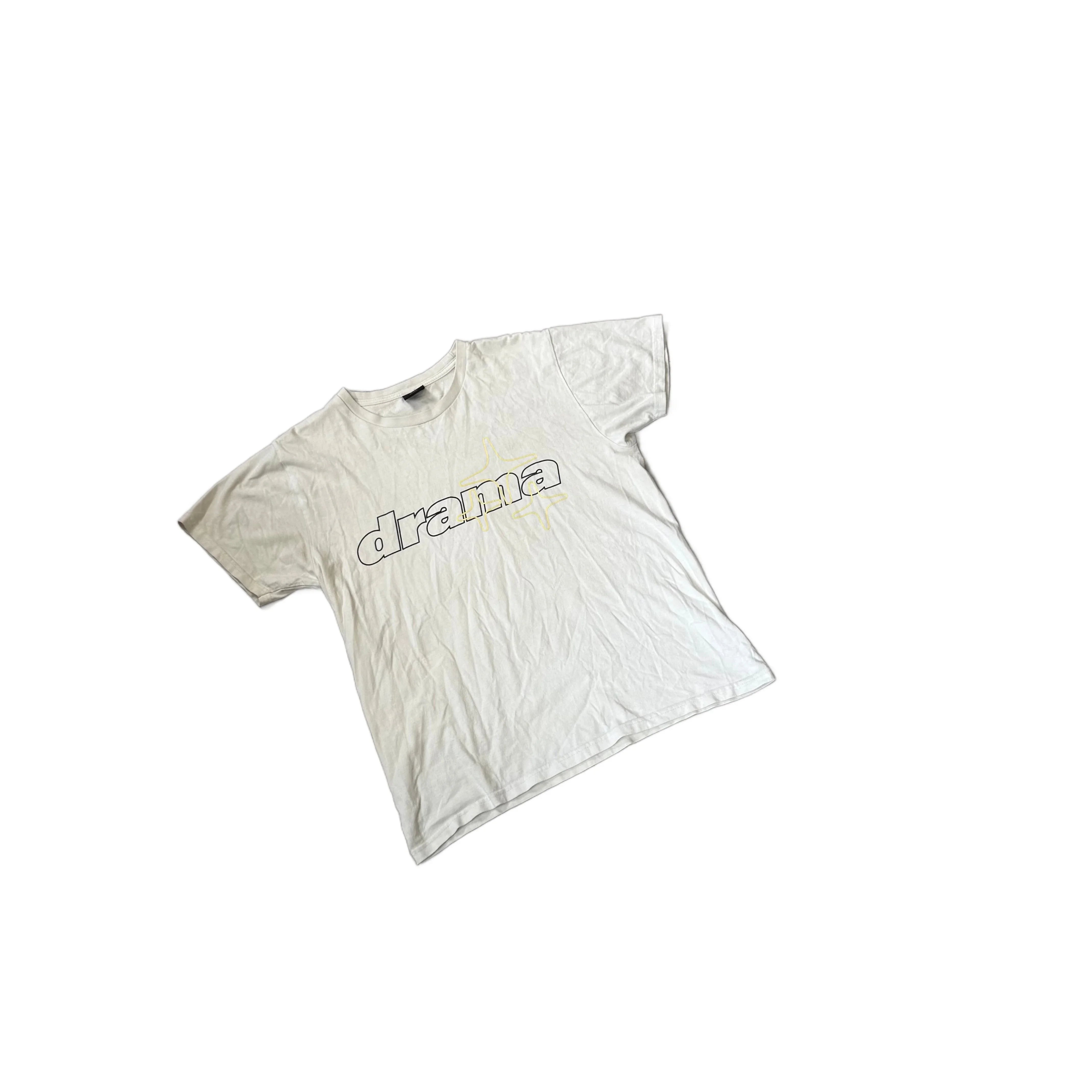 White Drama Call Tee - M