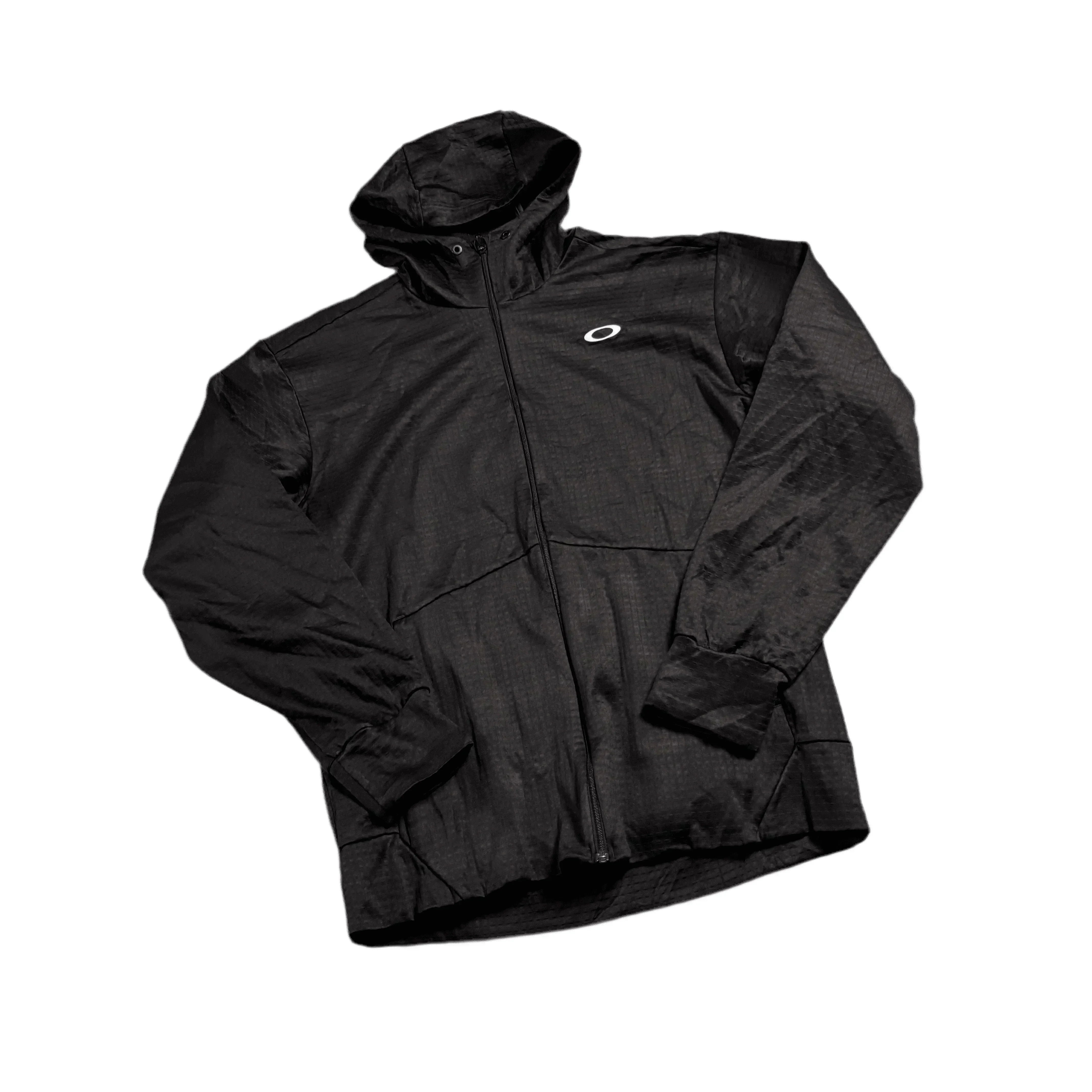 Black Oakley Full Zip Hoodie - XL