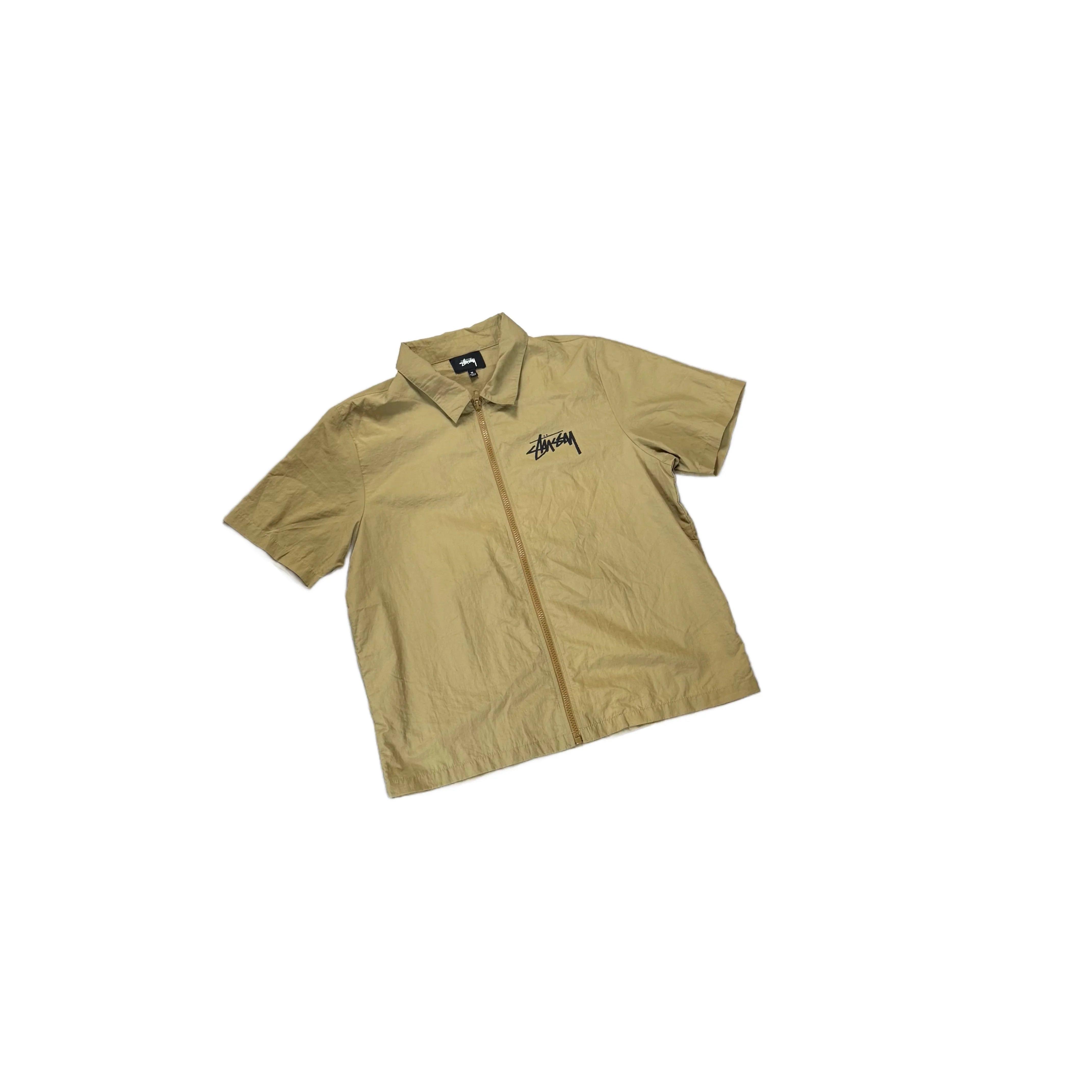 Stussy Zip Up Shirt - M