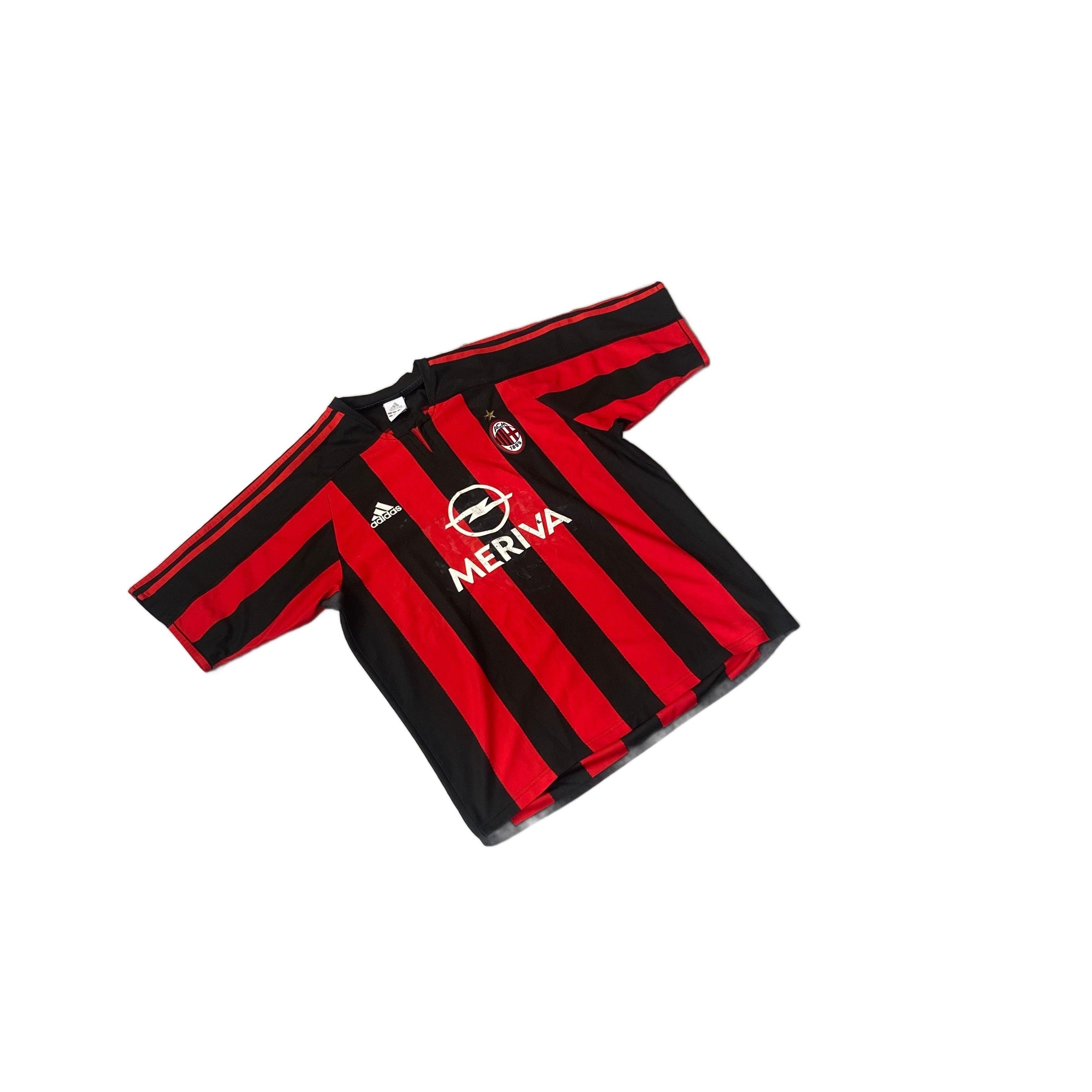 2003 -04 AC Milan Home Shirt - M