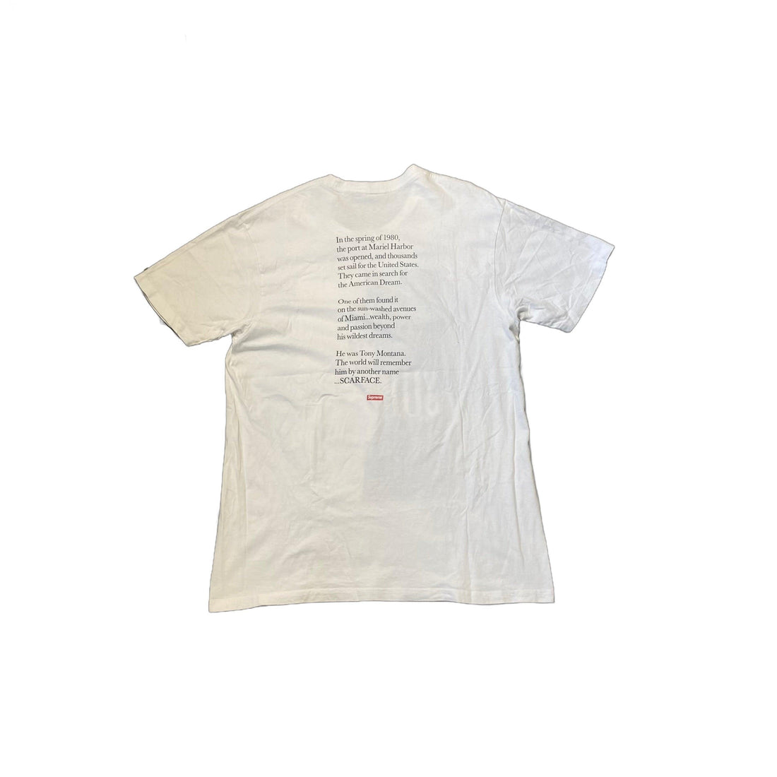 White Supreme x Scarface Tee - L