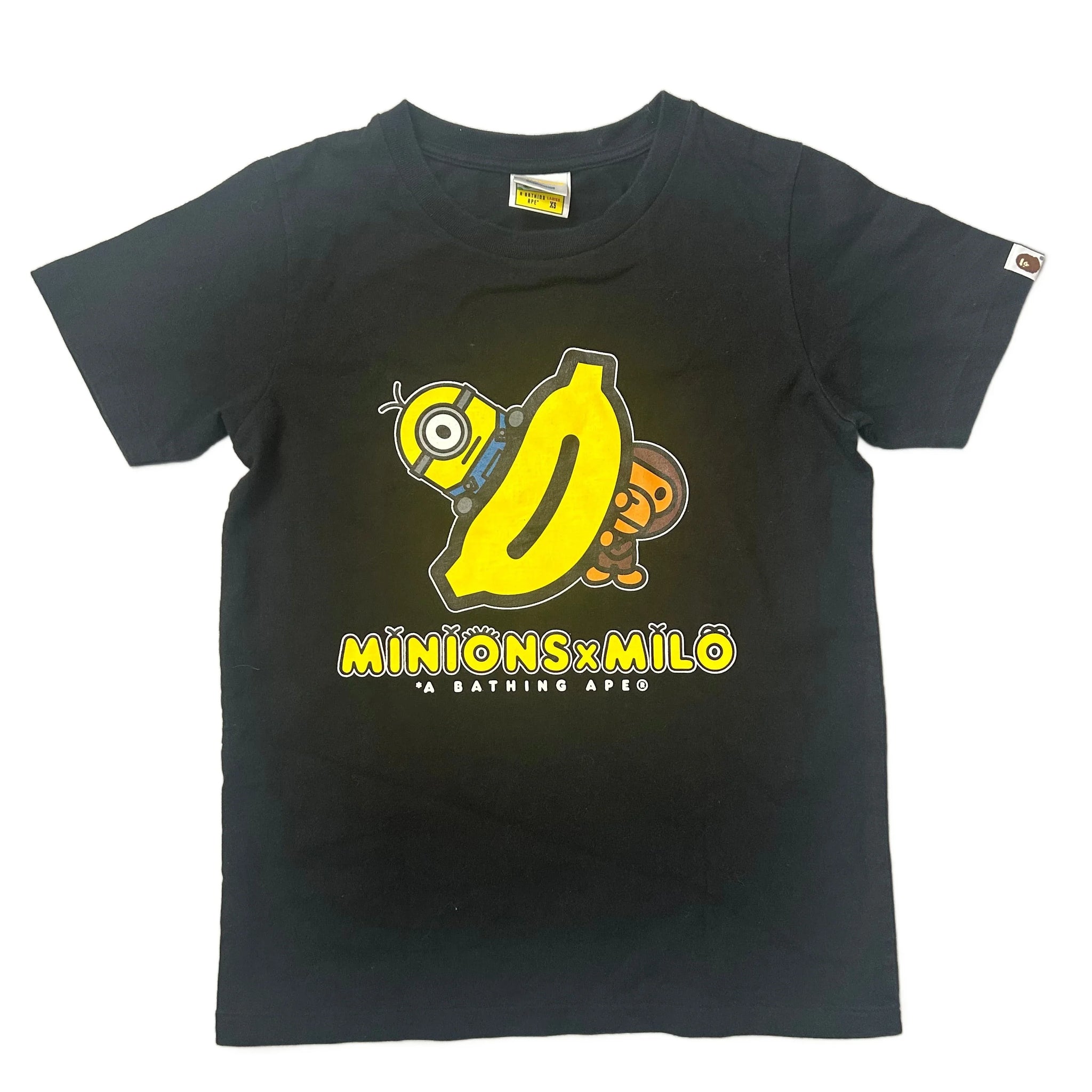 Black A Bathing Ape (BAPE) x Minions Tee - XS