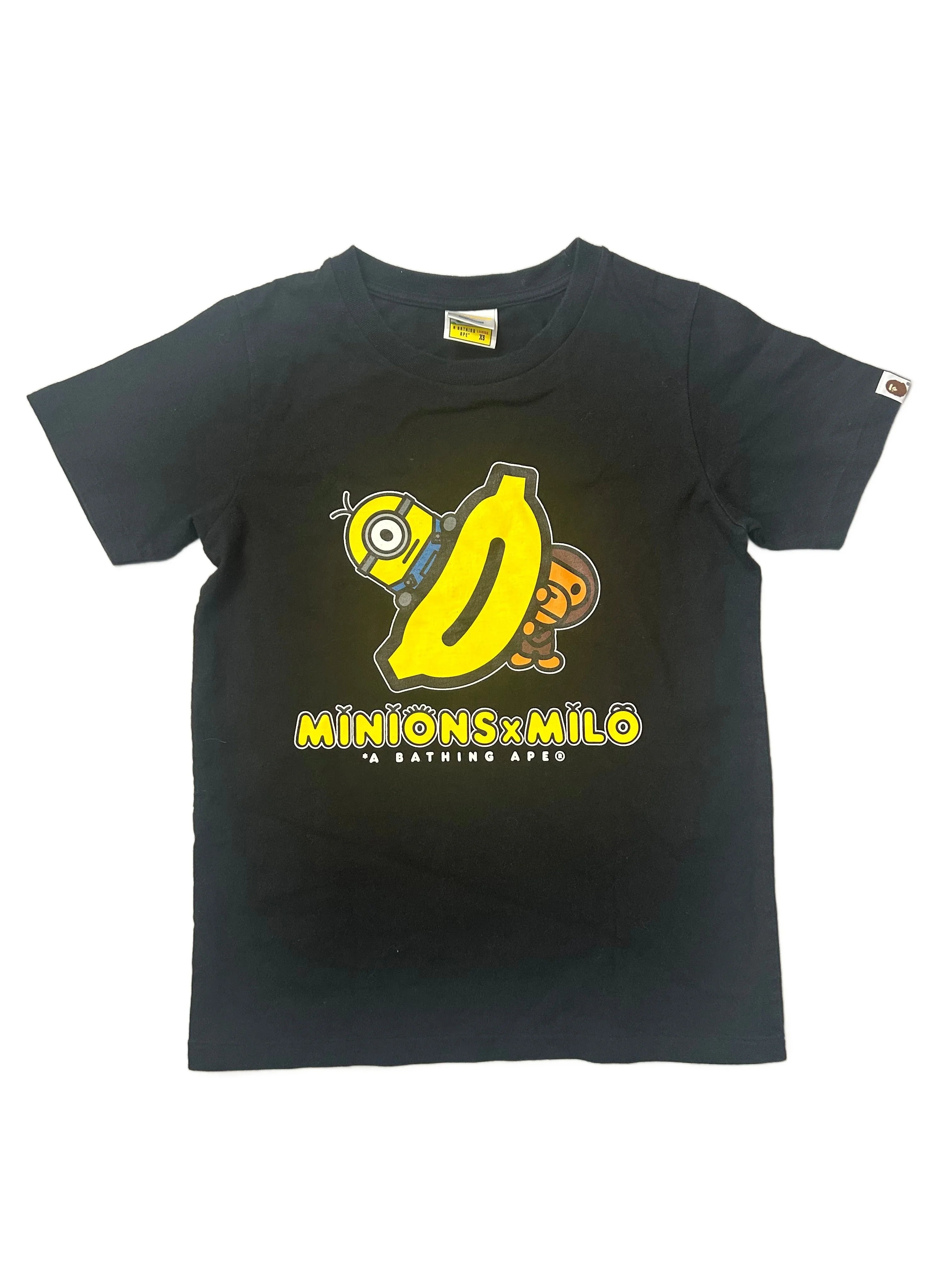 Black A Bathing Ape (BAPE) x Minions Tee - XS
