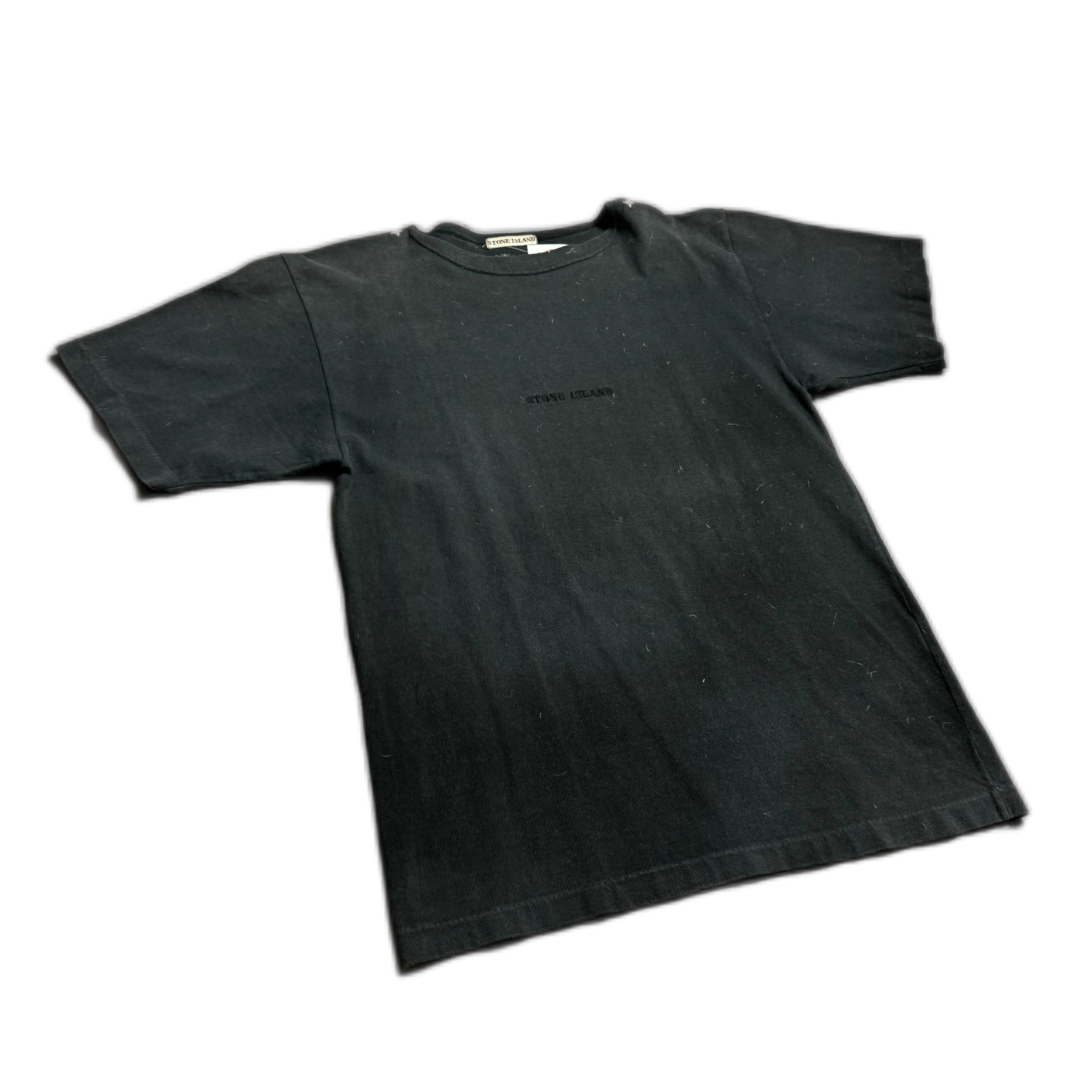Vintage Black Stone Island Tee - L