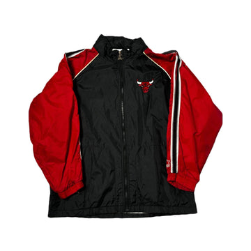 Vintage Black + Red Chicago Bulls Jacket - L