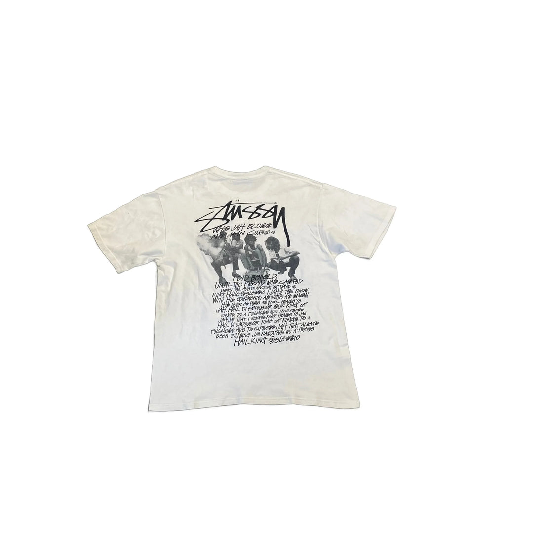 White Stussy Tee - M
