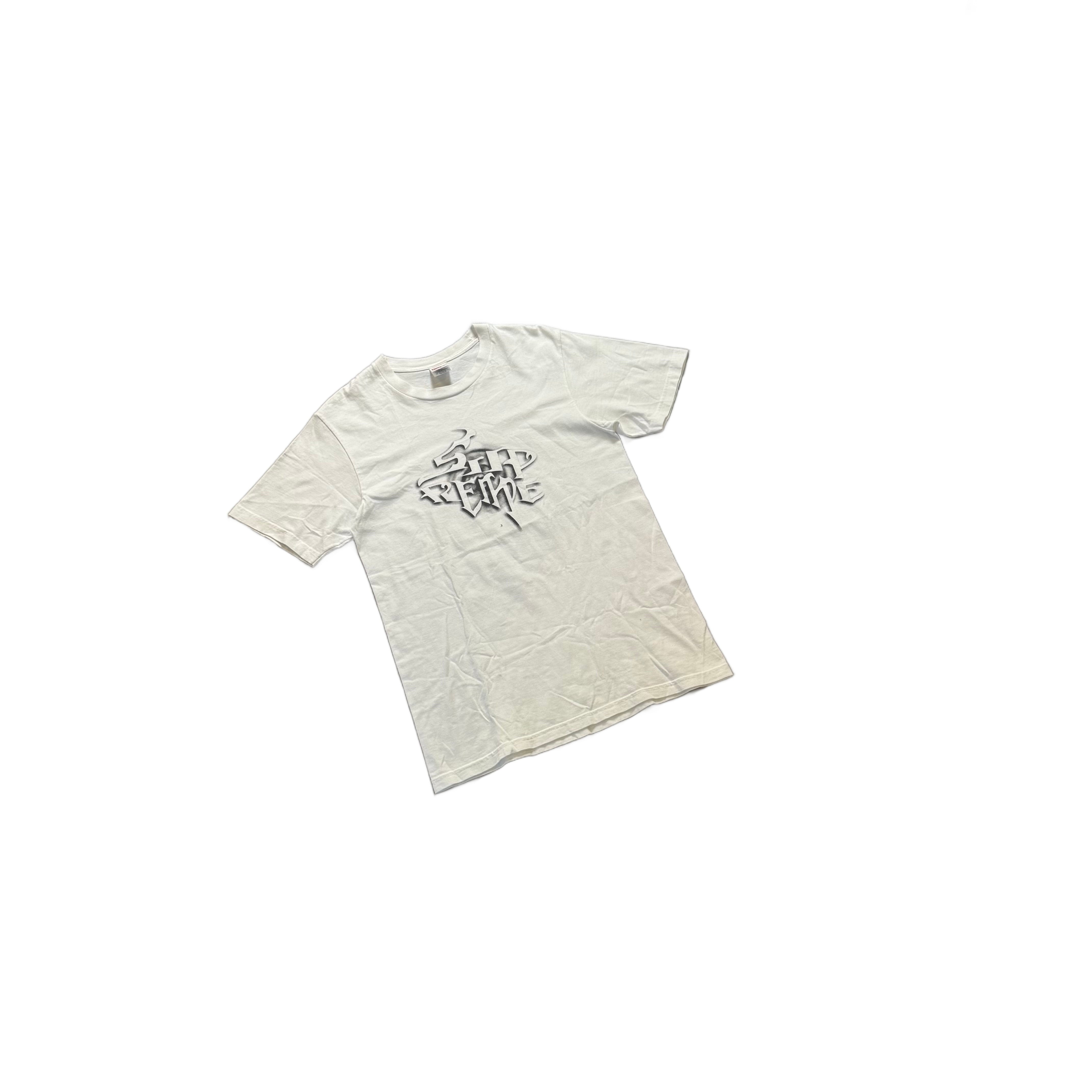 White Supreme Tee - S