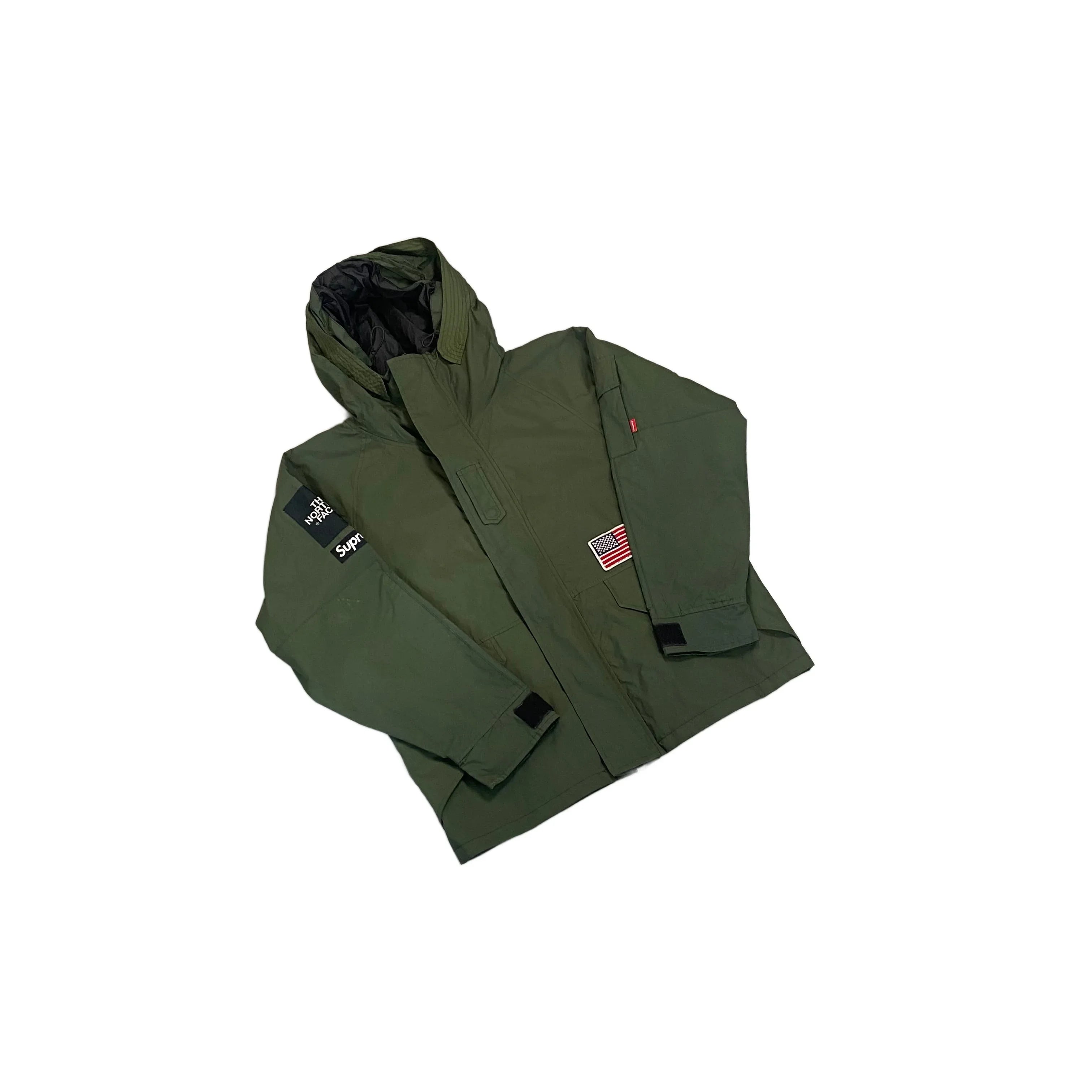 Green Supreme x The North Face Jacket - S