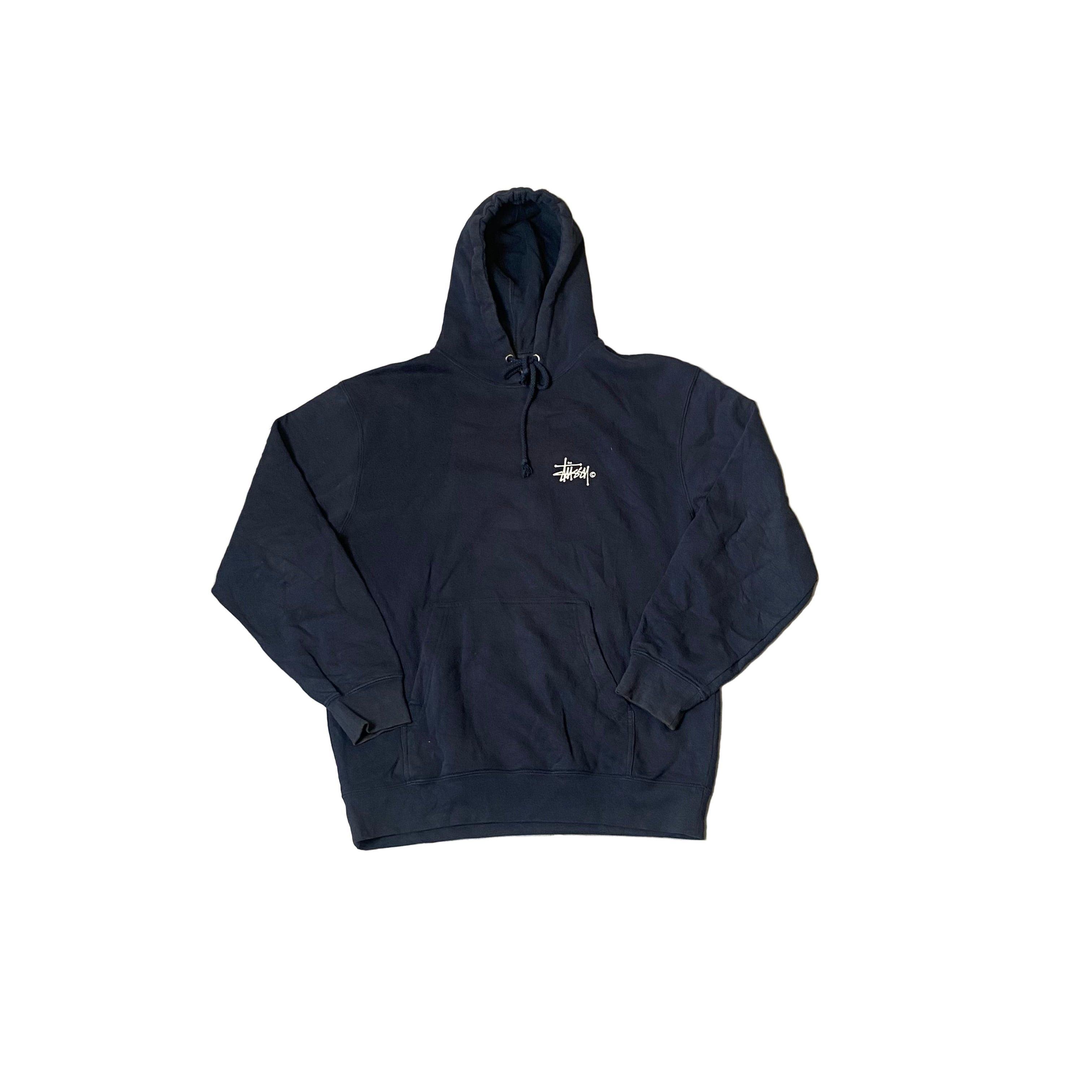 Navy Blue Stussy Hoodie - M